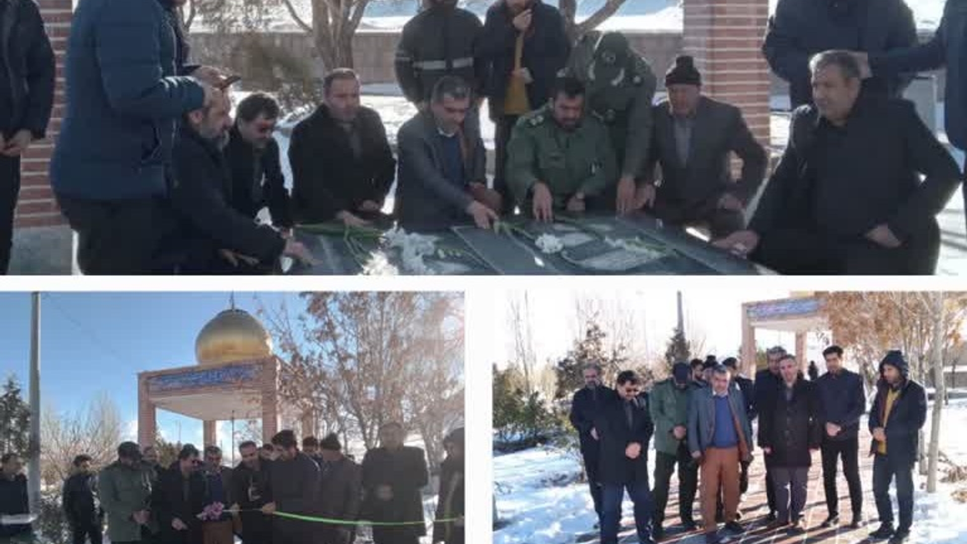 بازدید از پروژه های عمرانی در ششمین روز از ایام الله دهه مبارک فجر بخش خرقان