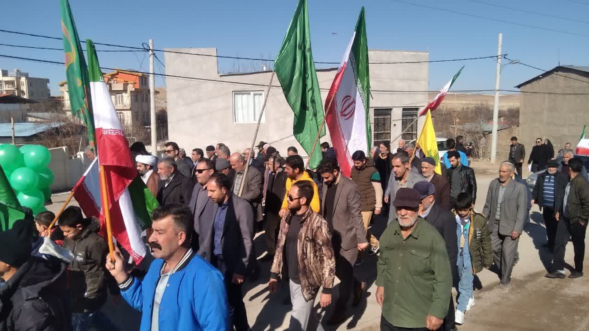 برگزاری راهپیمایی یوم الله ۲۲ بهمن ماه شهر رازقان