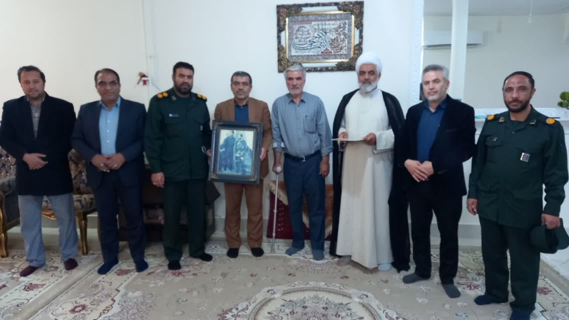 دیدار با جانبازان (طرح علمداران حماسی)  آقای علی اصغر درویش