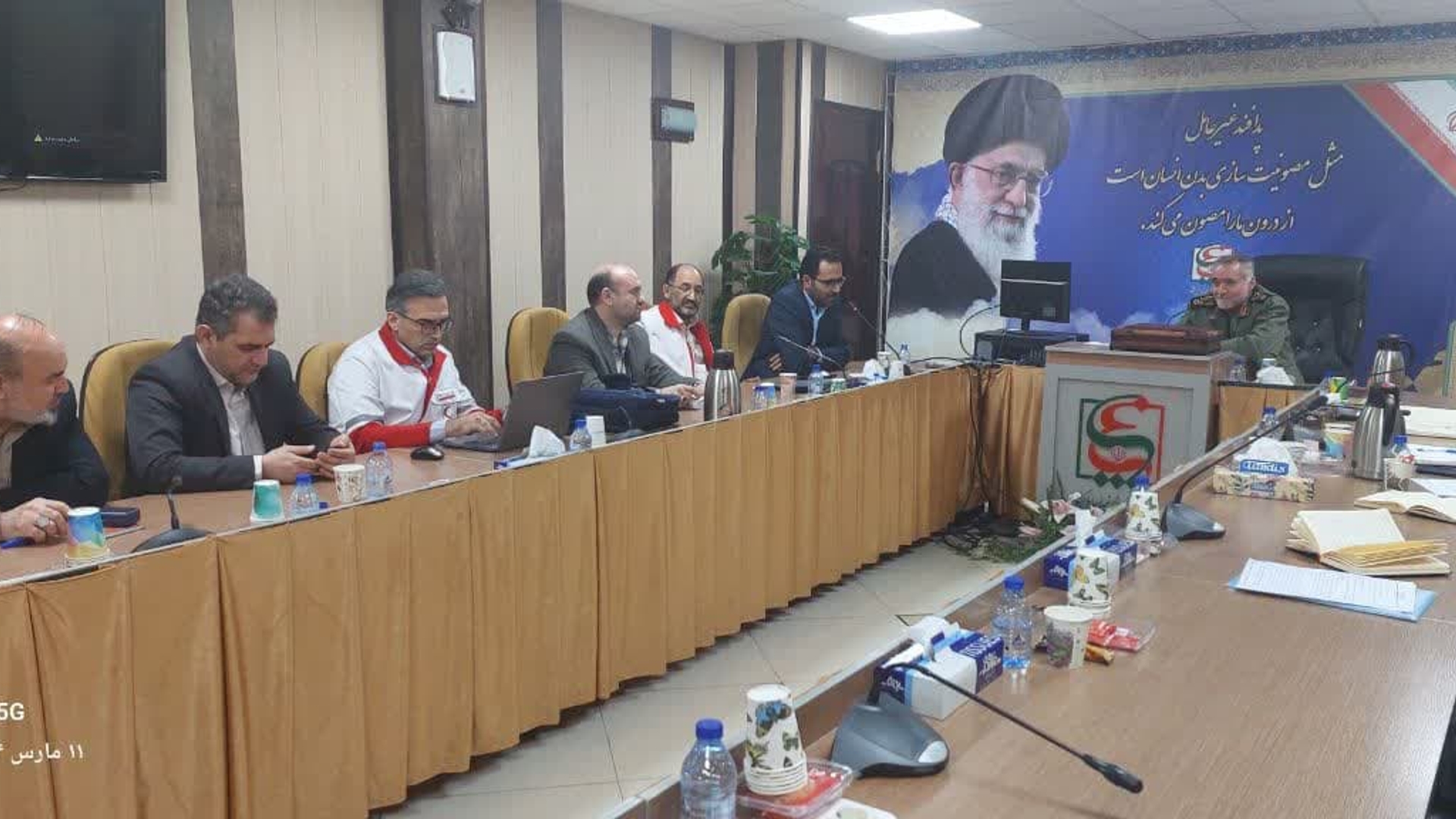 جلسه هماهنگی اجرای رزمایش شیمیایی