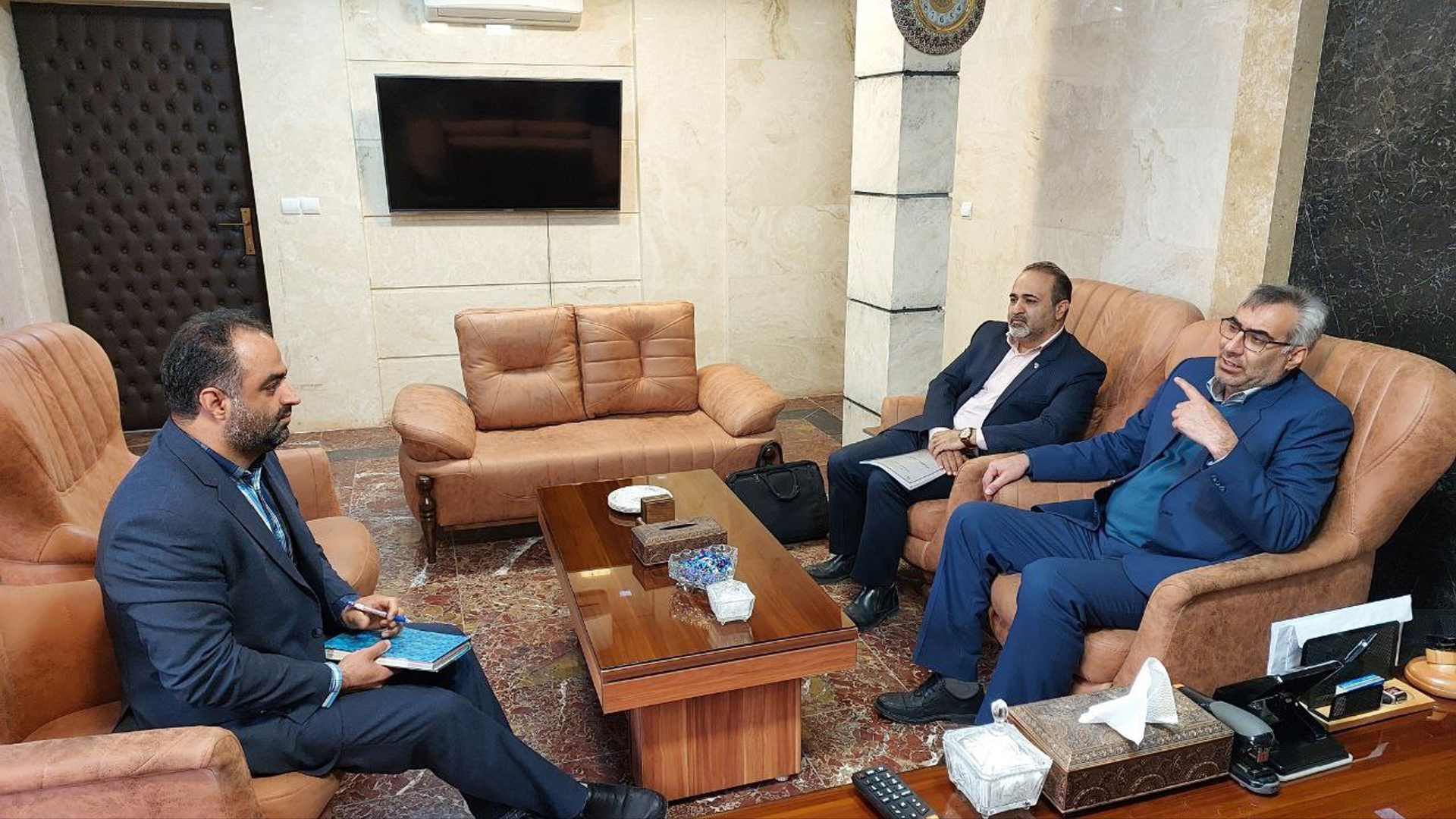 دیدار مدیرکل هواشناسی استان مرکزی با سرپرست فرمانداری شهرستان محلات