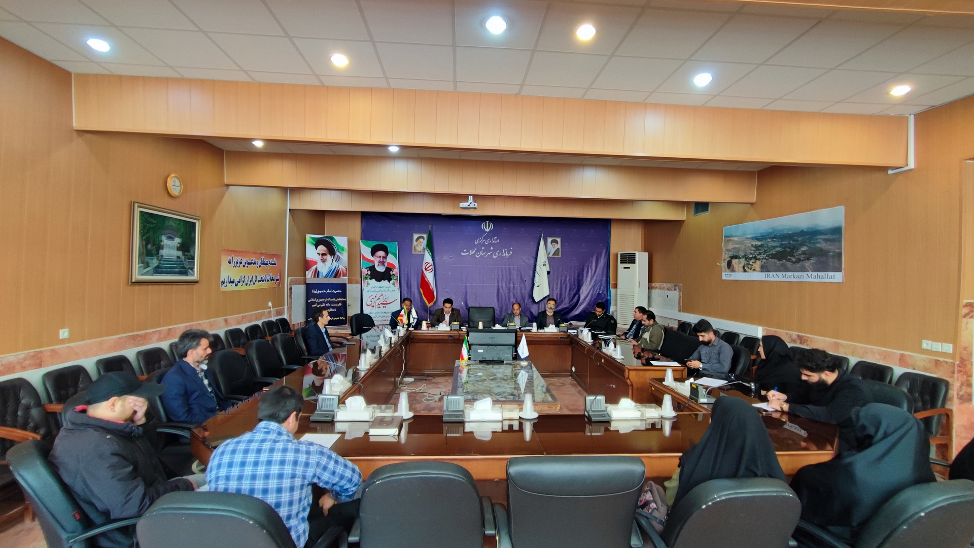 جلسه کمیته روستایی ستاد خدمات سفر شهرستان محلات