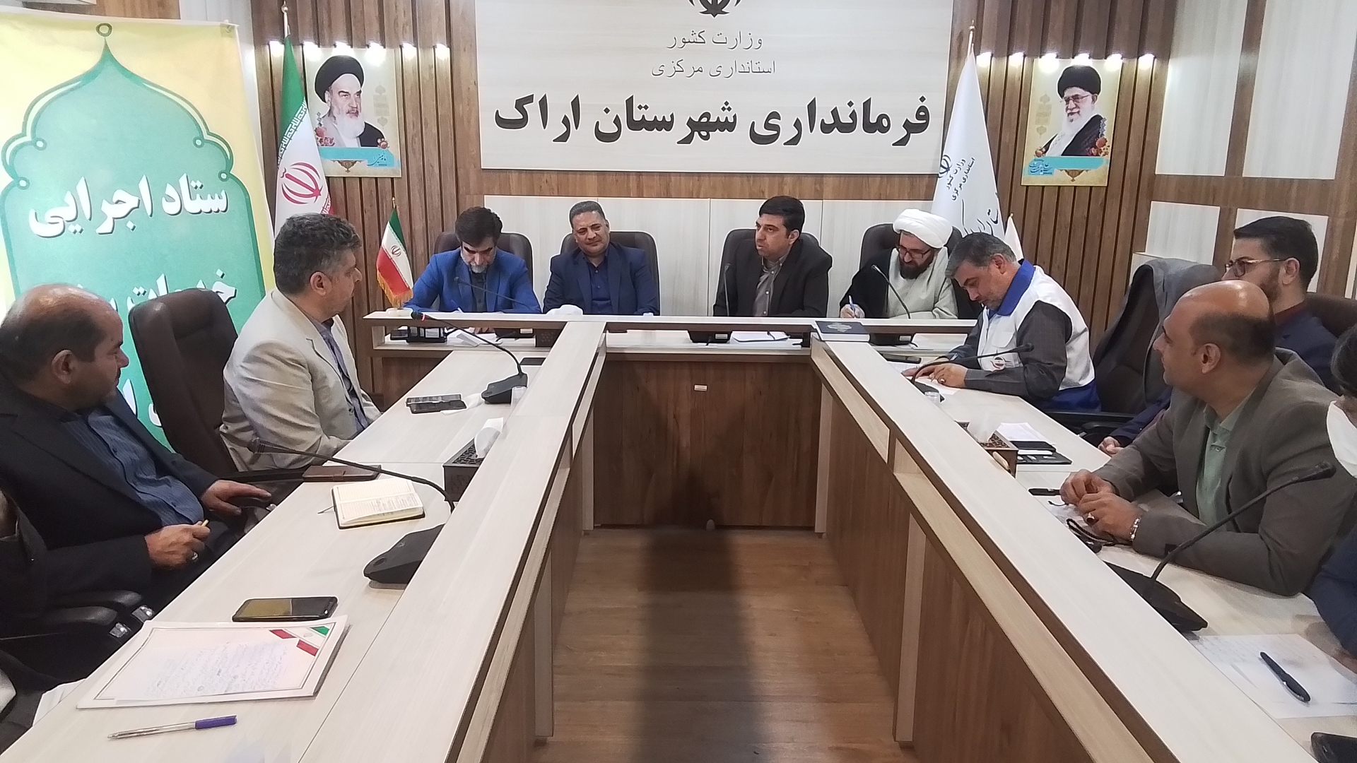 برگزاری جلسه ستاد اجرایی خدمات سفر شهرستان اراک