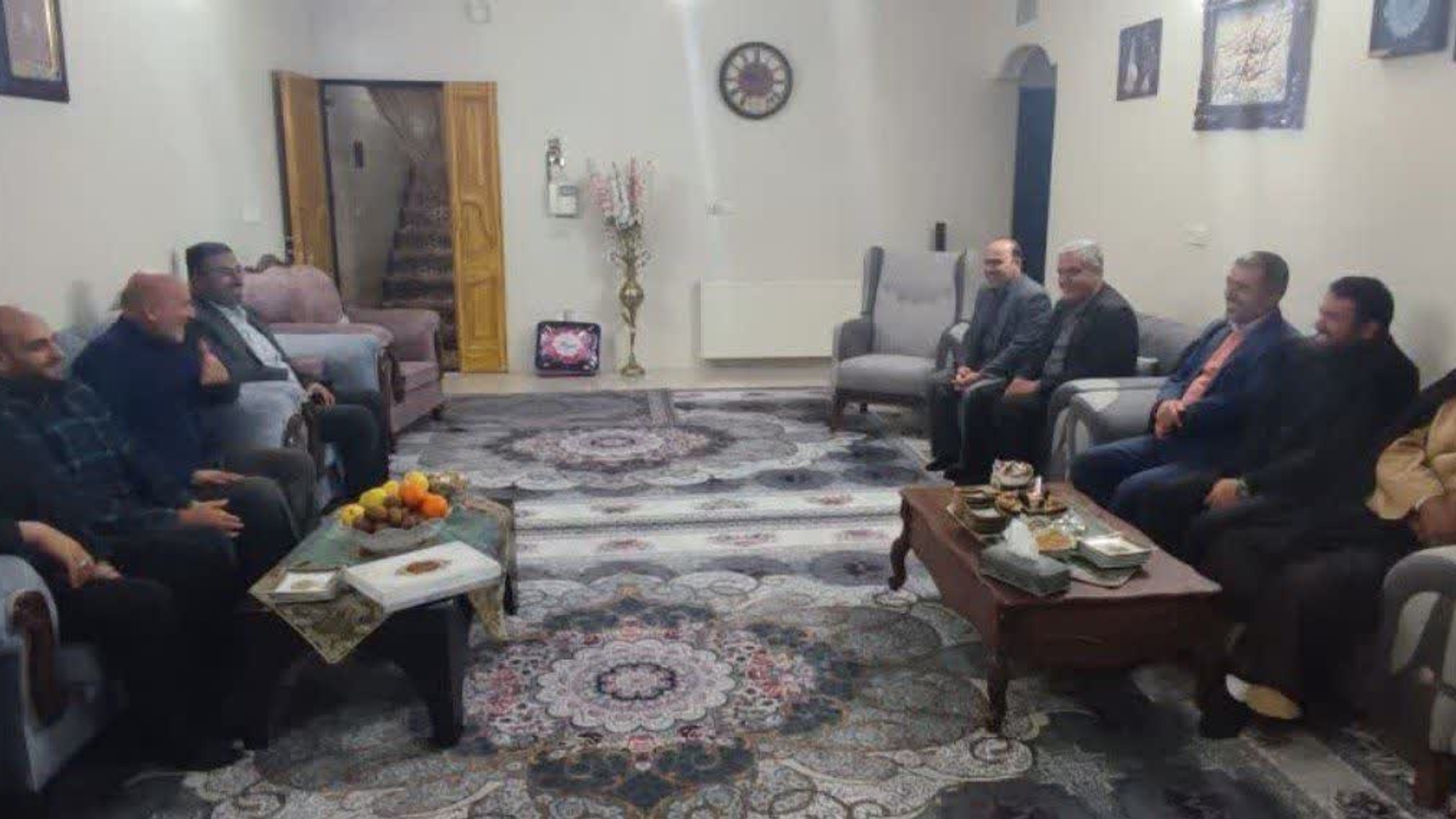 دیدار نوروزی  با خانواده جانباز سرافراز حاج تقی تنها