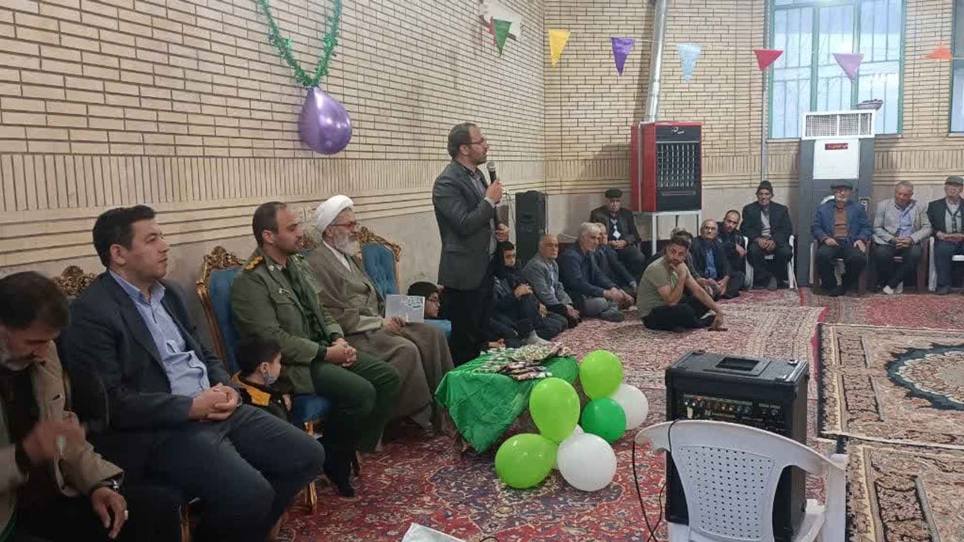 حضور فرماندار در مراسم جشن میلاد امام حسن مجتبی (ع) روستای کندج