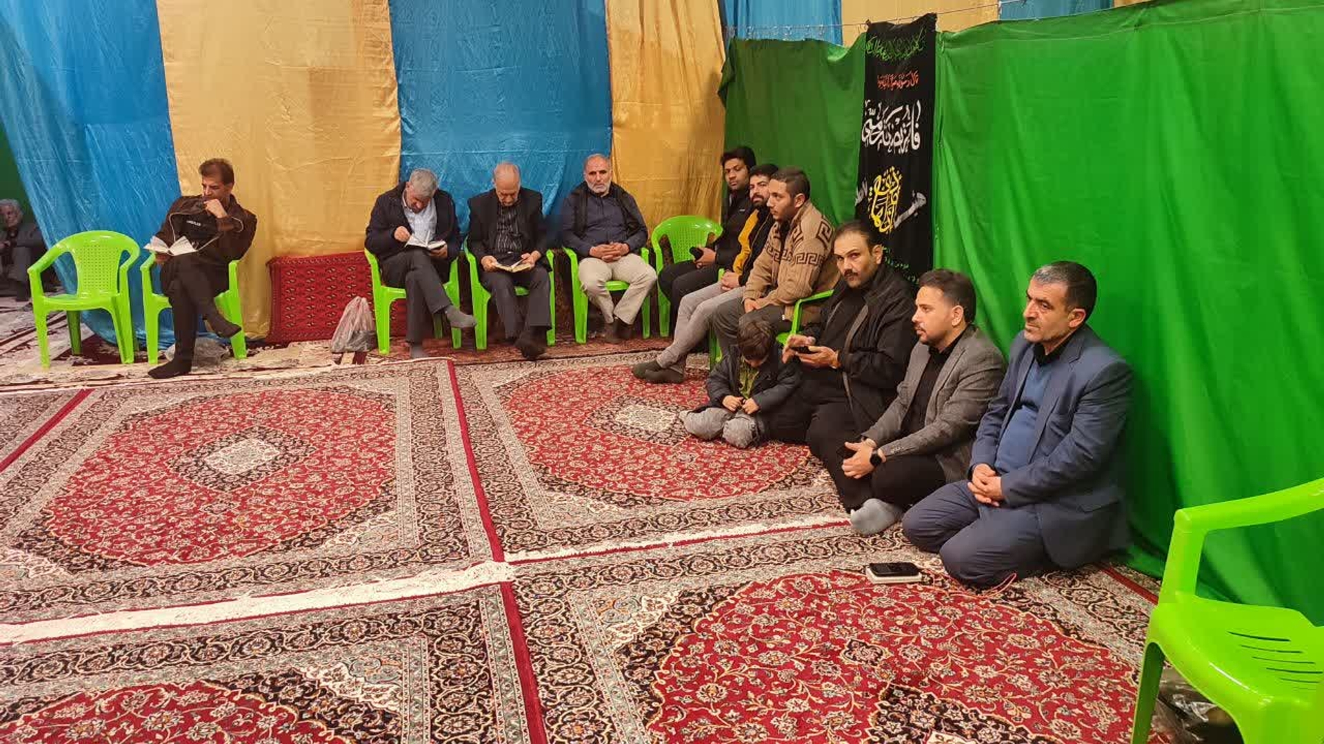 حضور فرماندار در مراسم شب‌های قدر در مهدیه شهر زاویه