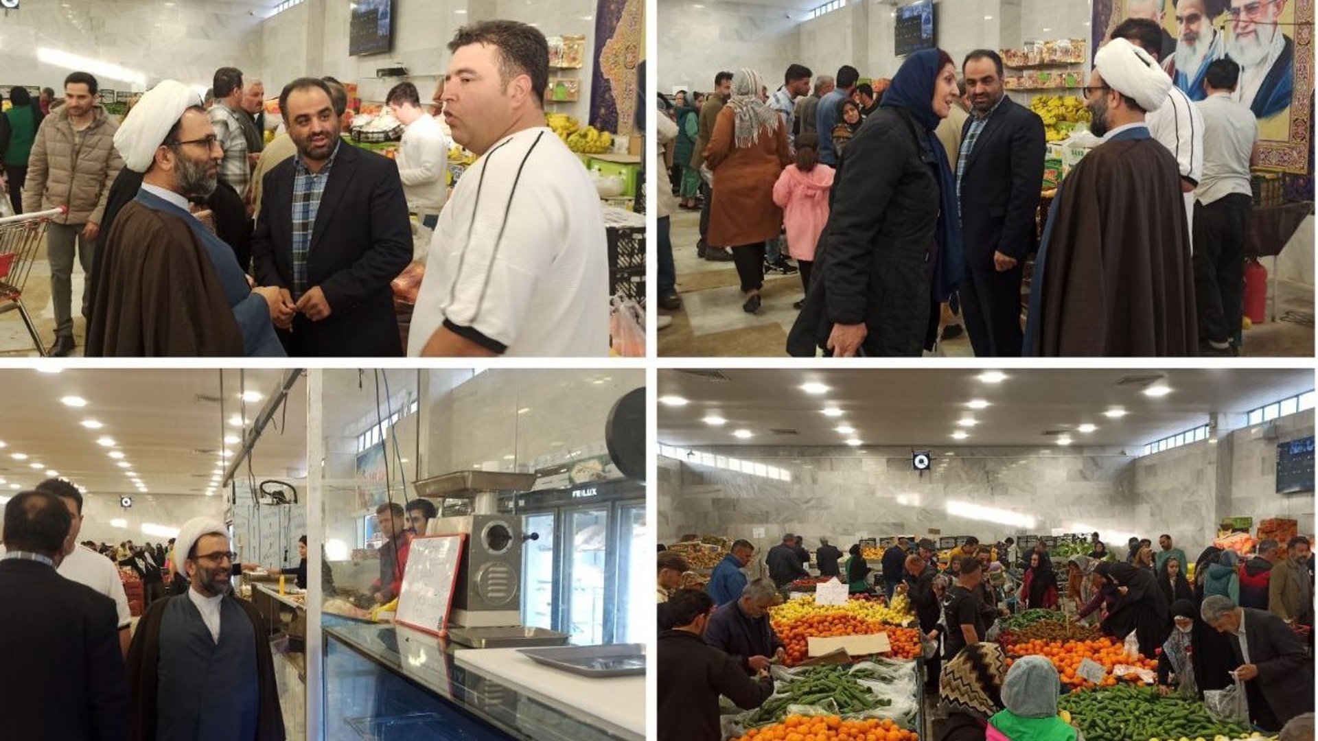 بررسی میدانی بازار روز شهرداری محلات