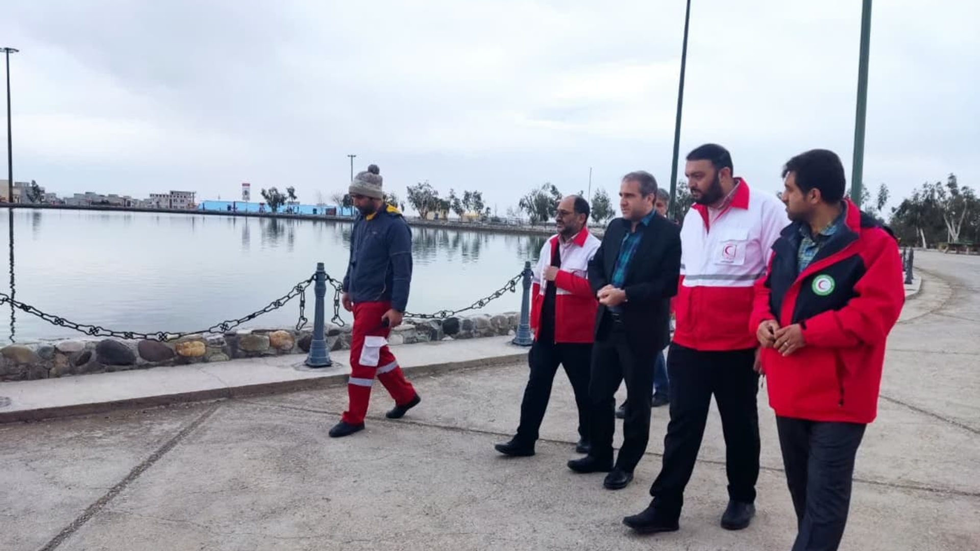 بازدید از دوره آموزشی تخصصی جستجو و نجات در سیلاب در دریاچه تفریحی ساوه