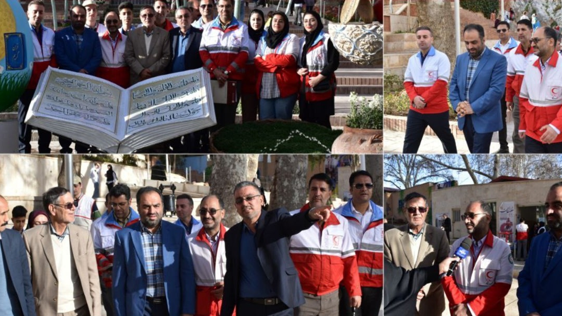 بازدید از طرح ملی نوروزی هلال احمر در شهرستان محلات