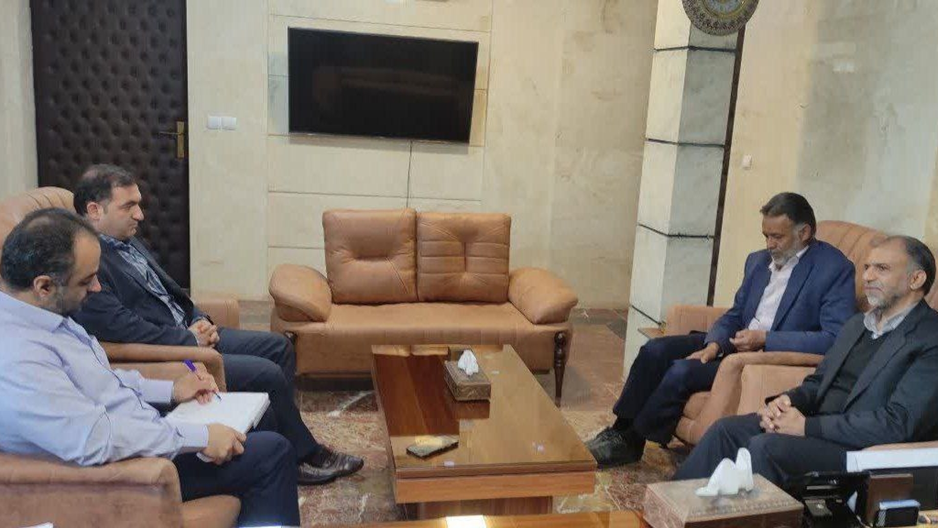 دیدار مدیرکل سازمان تعاون روستایی استان مرکزی  با سرپرست فرمانداری شهرستان محلات