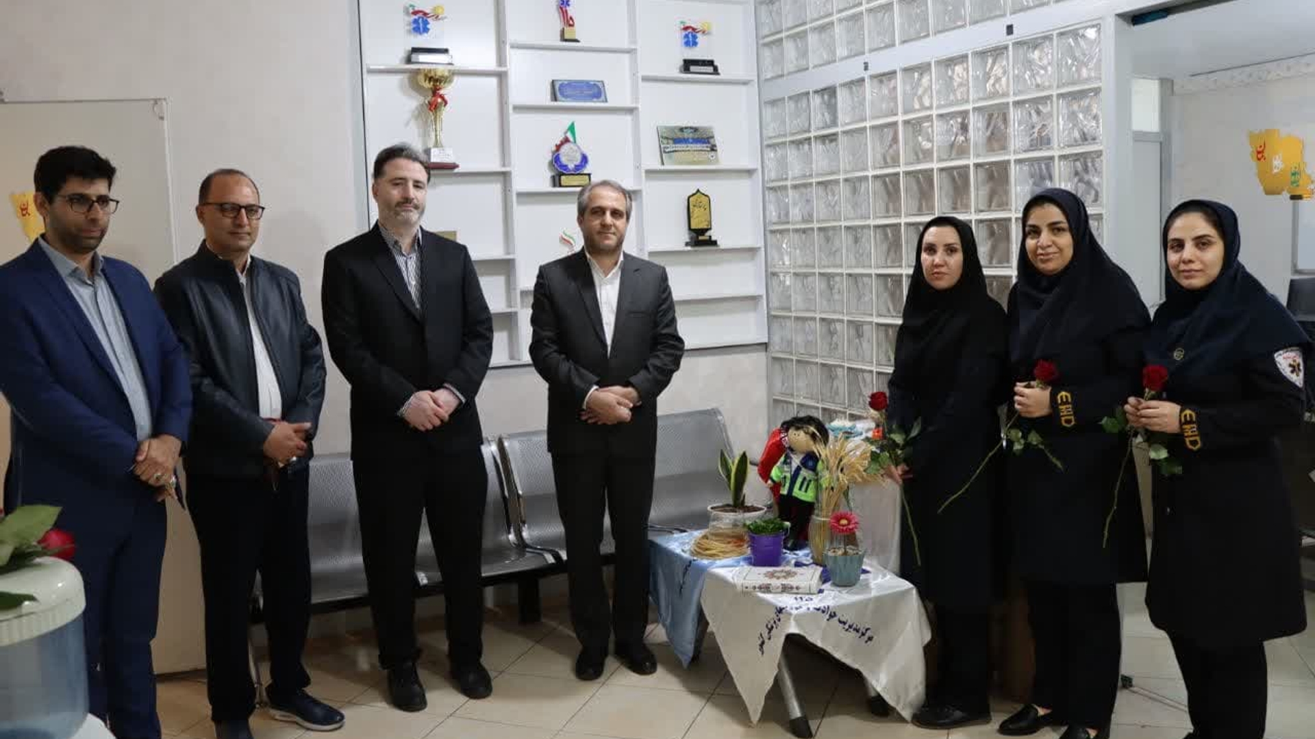 بازدید نوروزی از مرکز اورژانس ساوه