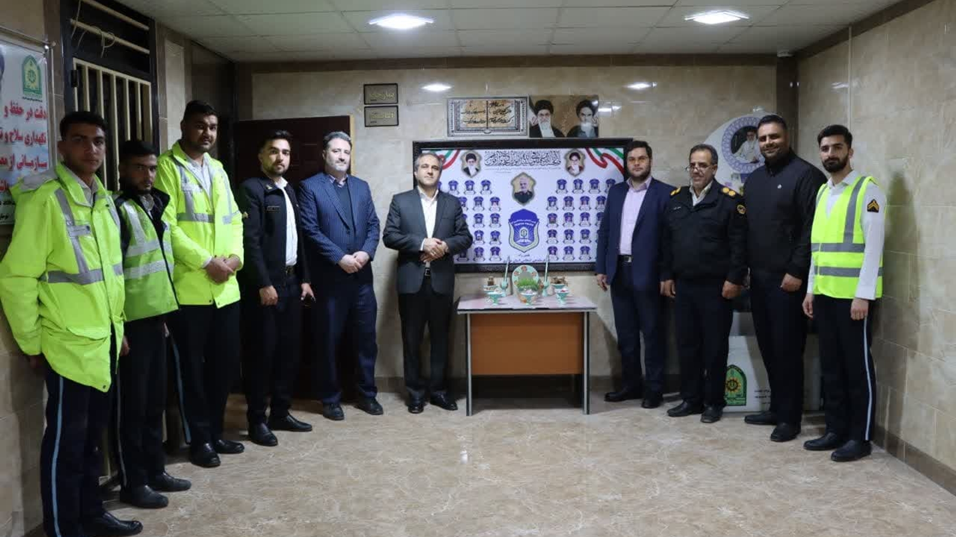 بازدید نوروزی از  پلیس راه ساوه _ همدان