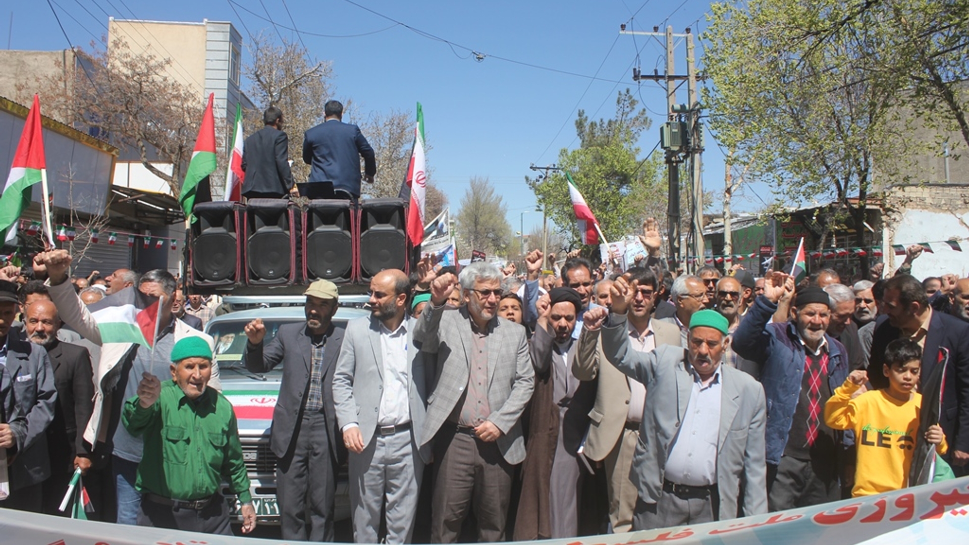 راهپیمایی روز جهانی قدس (1403) در خمین برگزار شد