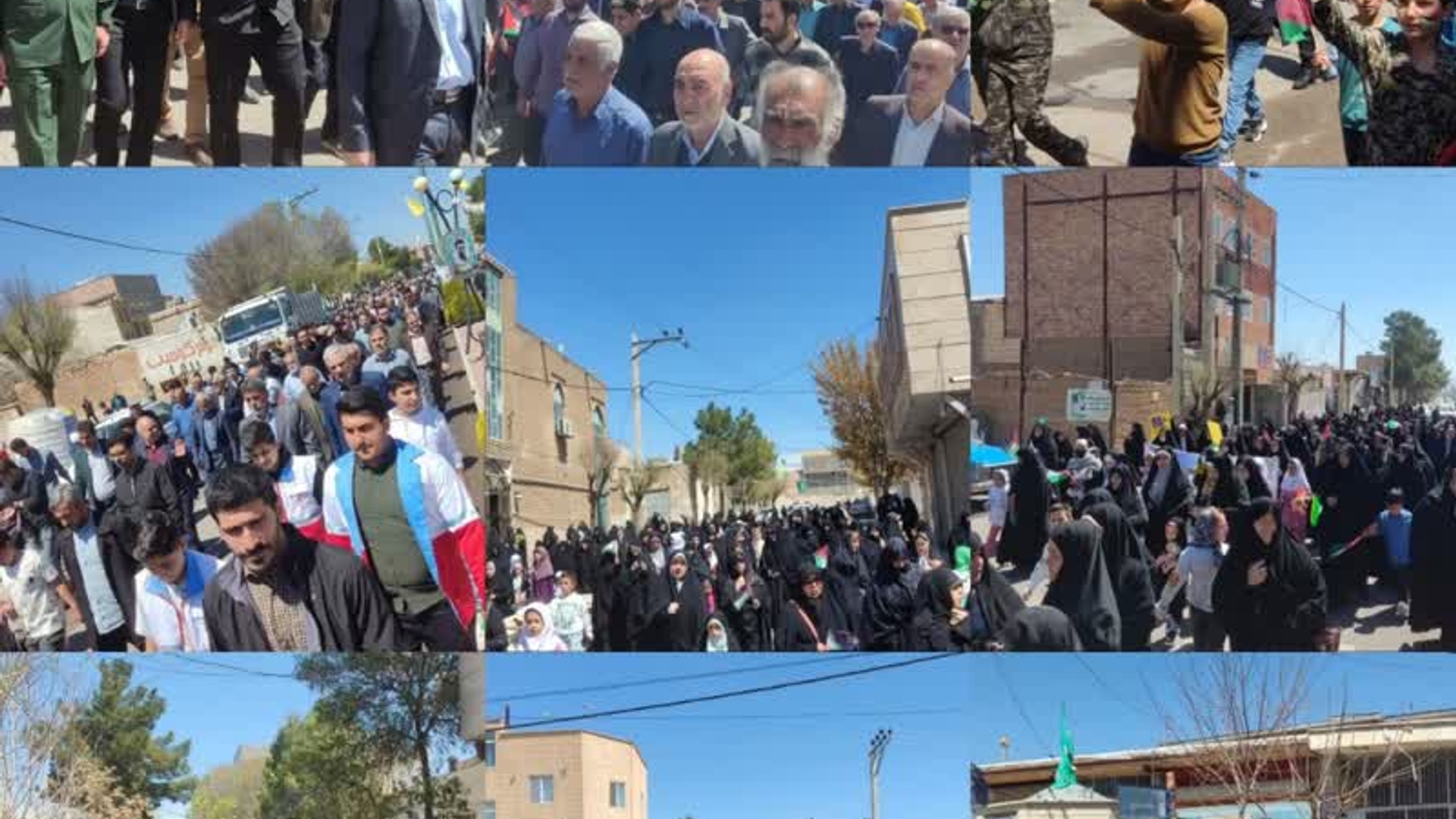 حضور مردم زاویه در راهپیمایی روز قدس