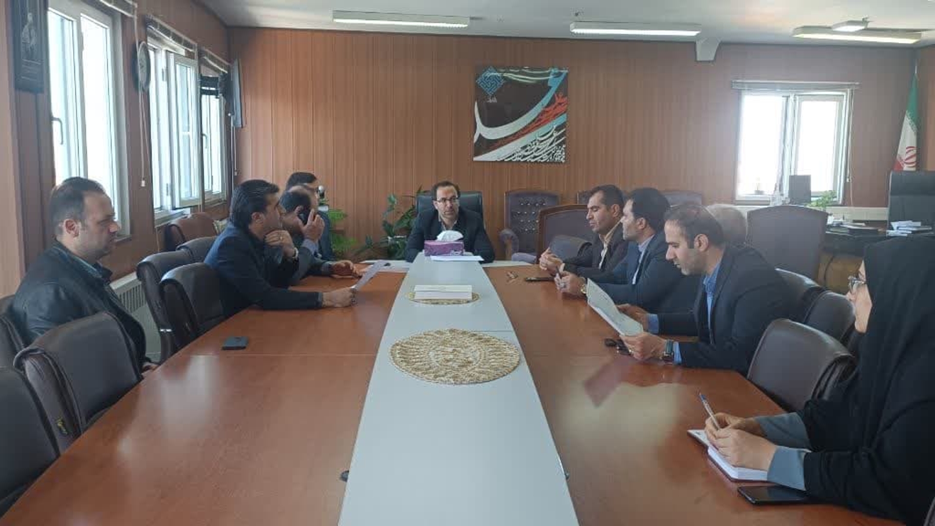 جلسه هماهنگی اجرای طرح حذف نقطه حادثه خیز سه راهی خرازان