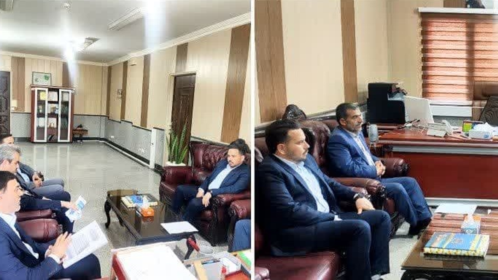 دیدار مدیر عامل برق منطقه ای باختر با فرماندار