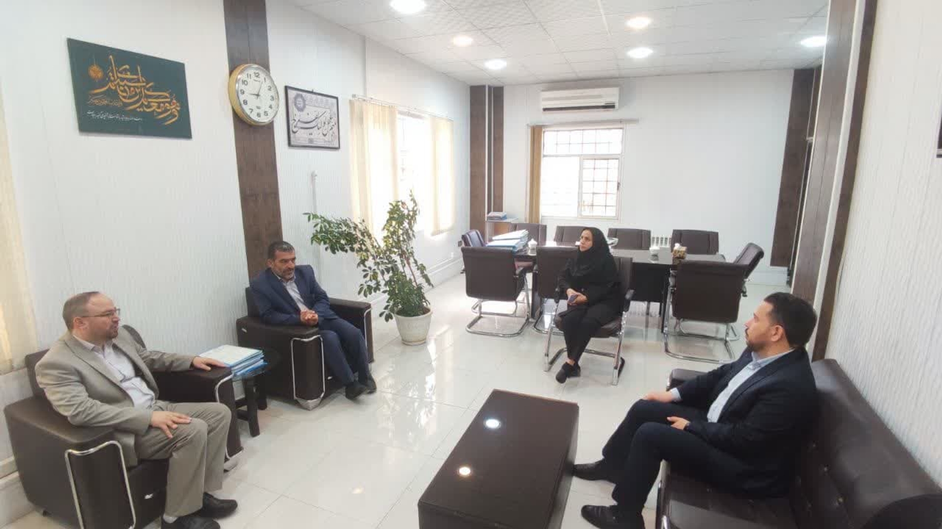 دیدار نوروزی فرماندار با رئیس دادگستری شهرستان زرندیه