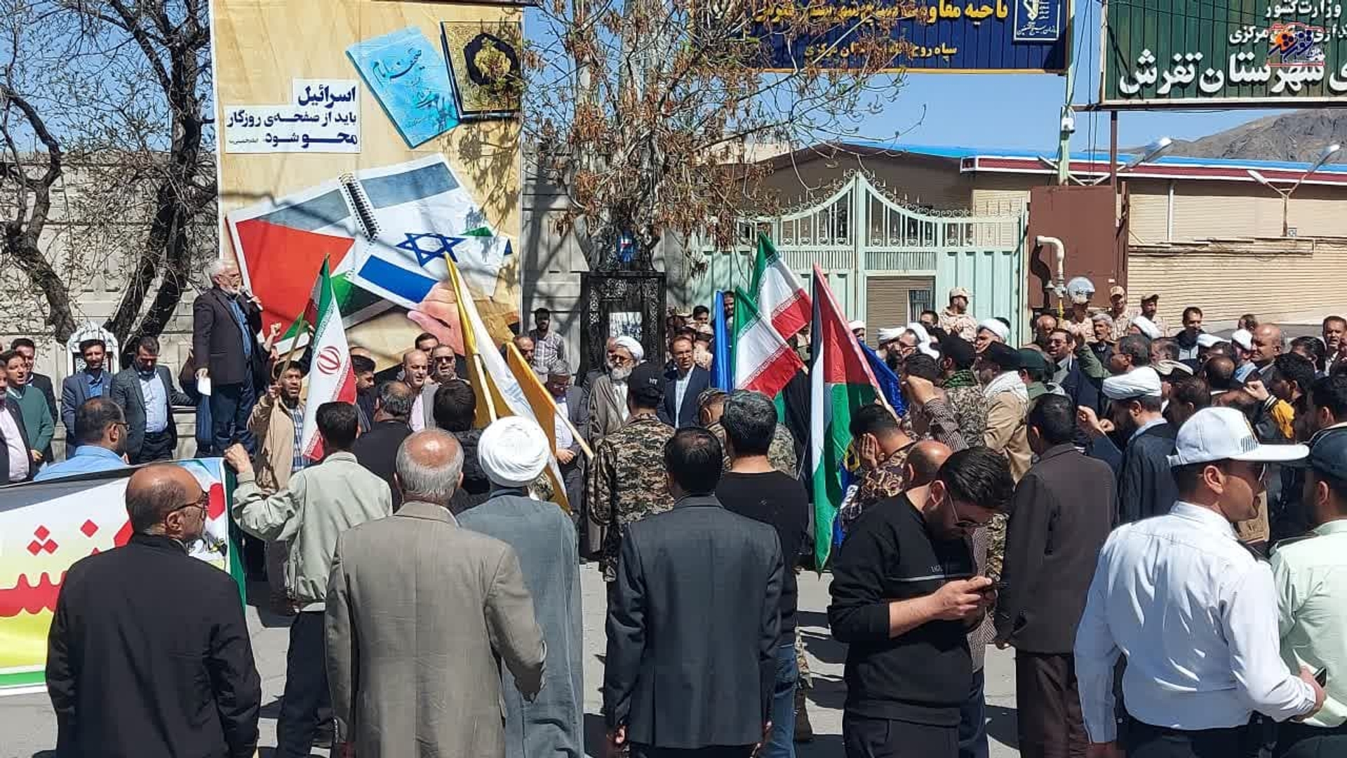 اجتماع امت حزب الله در حمایت از سربازان اسلام و پاسخ کوبنده به اسرائیل       :