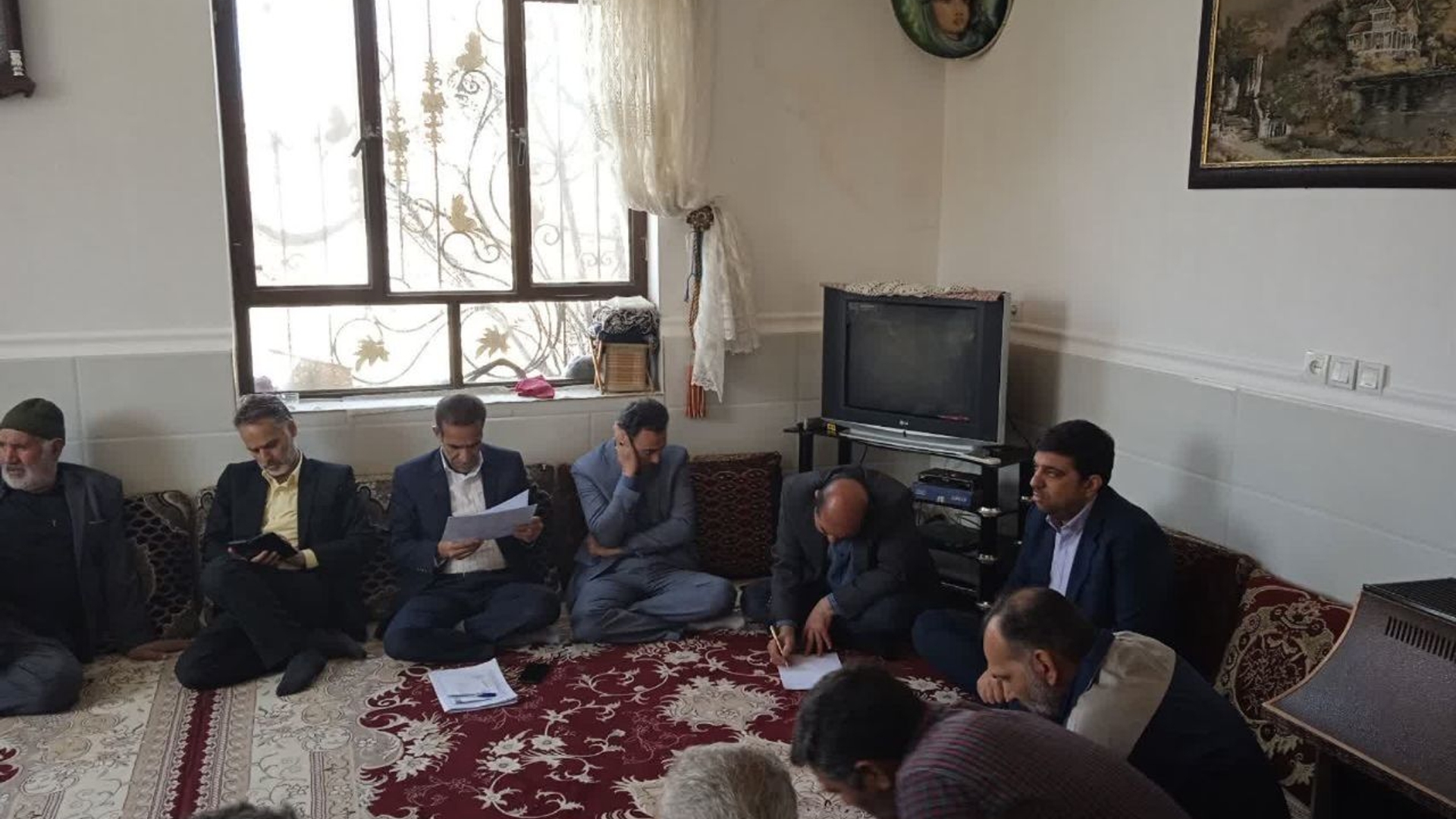 حضور فرماندار شهرستان اراک در روستای کله نمک کور از توابع بخش مرکزی اراک