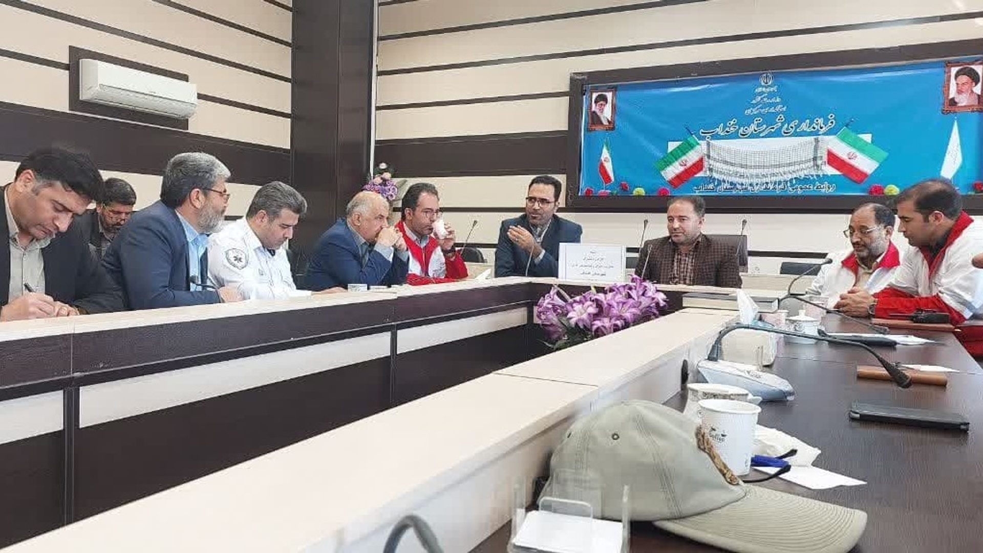 جلسه شورای پدافند غیرعامل شهرستان خنداب.