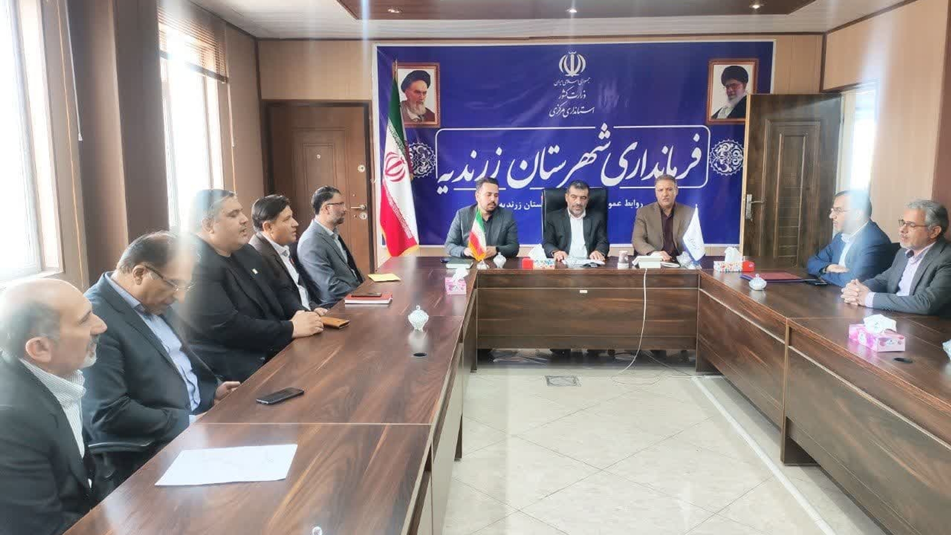 مراسم تودیع جناب آقای محمدی و معارفه جناب آقای معصومی سرپرست اداره آّب