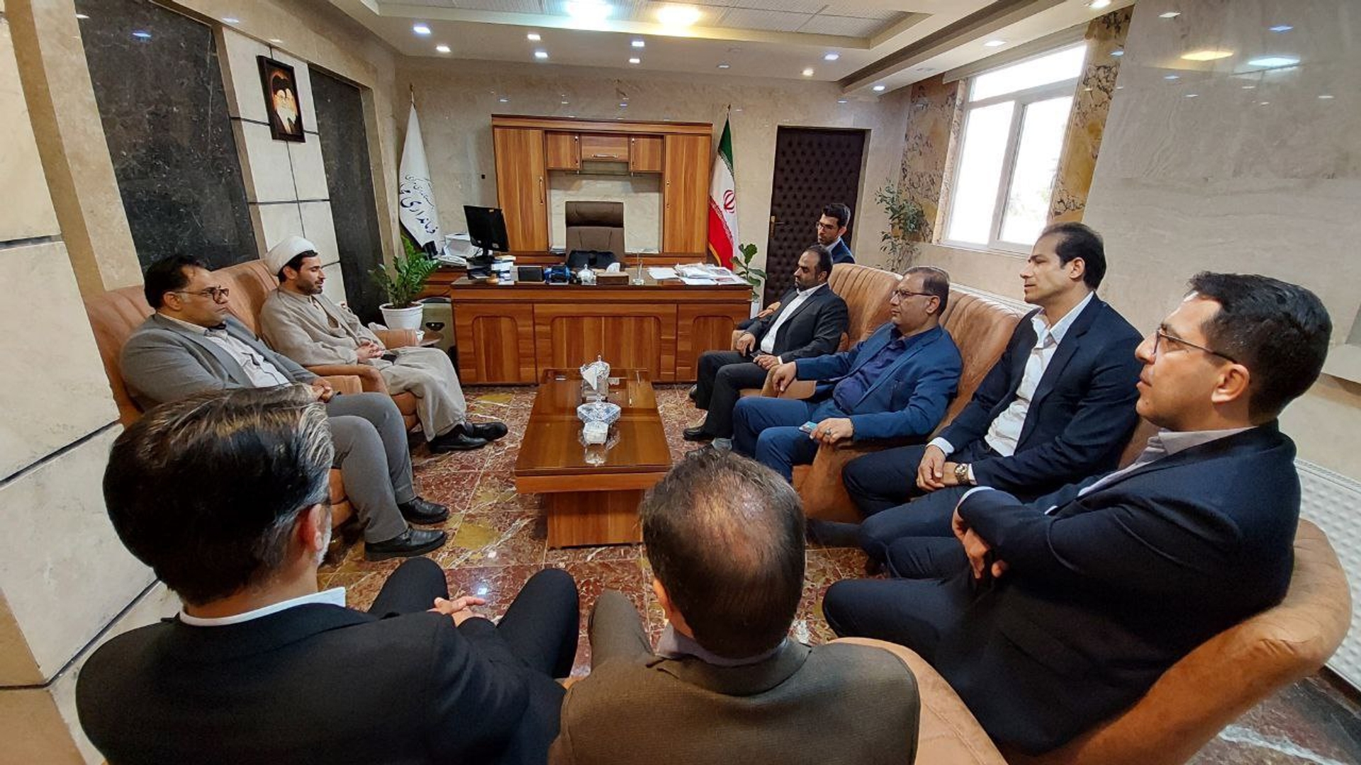 دیدار مسولین شورای فرهنگی صنعت آب و برق استان مرکزی با سرپرست فرمانداری شهرستان محلات