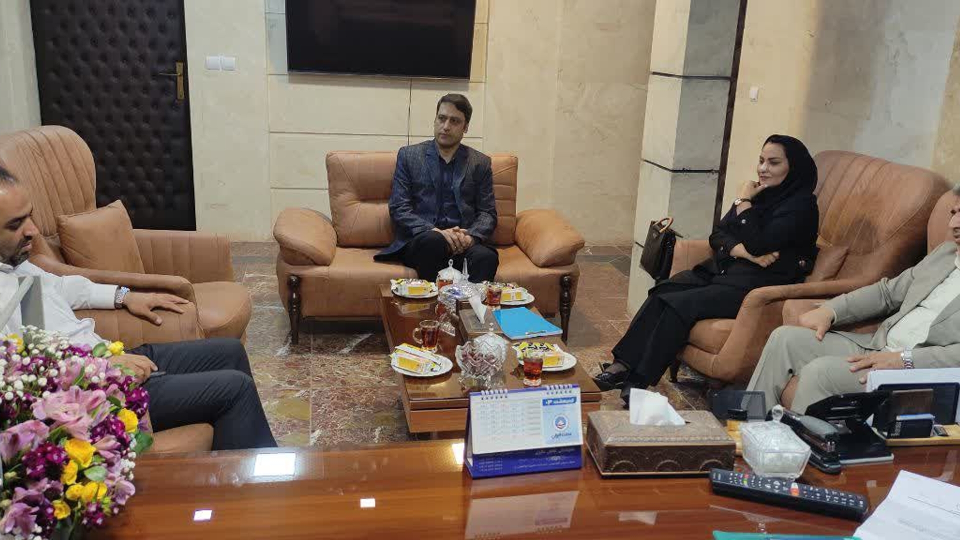 دیدار مدیرکل ثبت احوال استان مرکزی با سرپرست فرمانداری شهرستان محلات