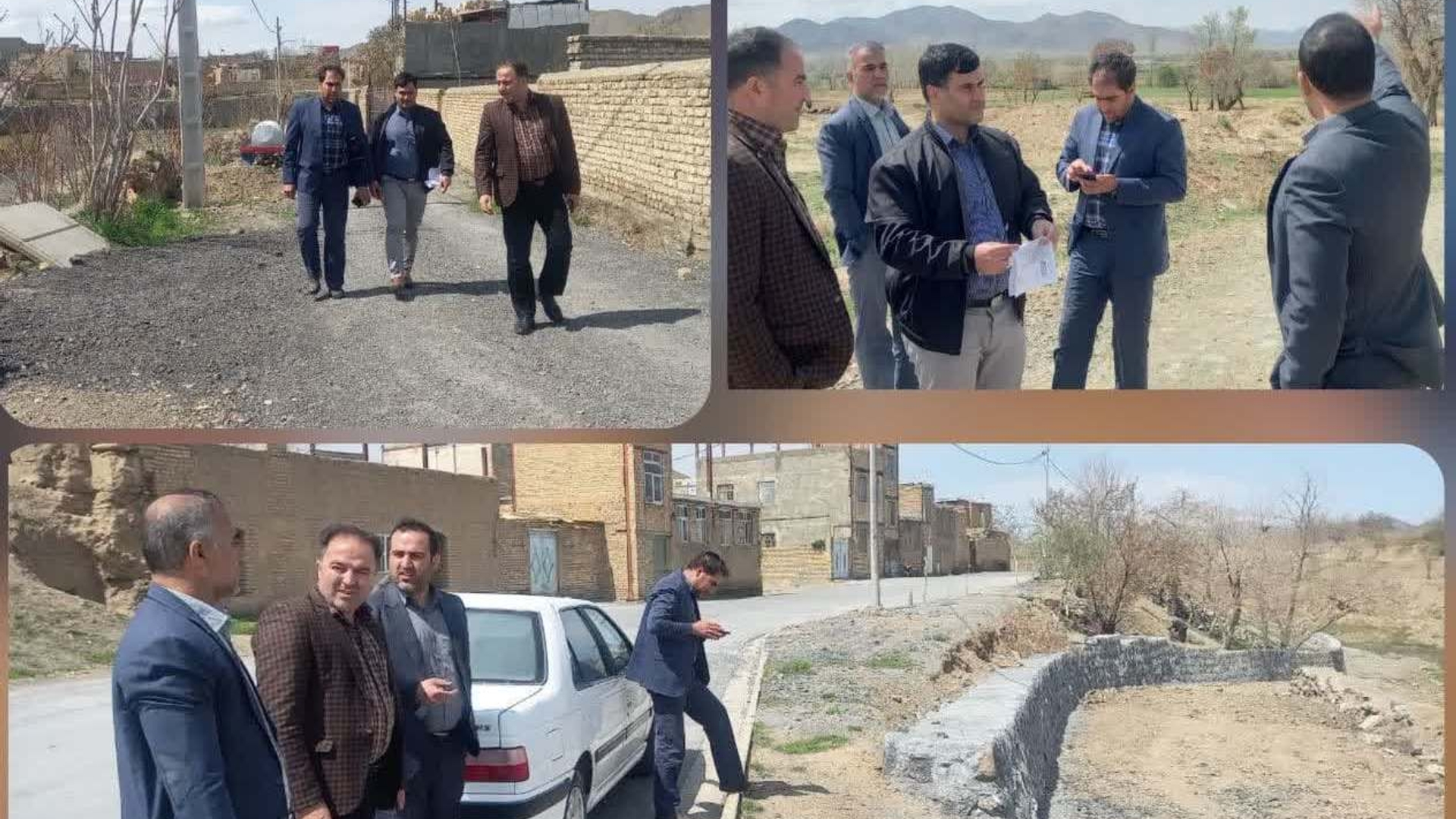 بازدید کارشناسان اداره کل پدافند غیر عامل از شهر خنداب