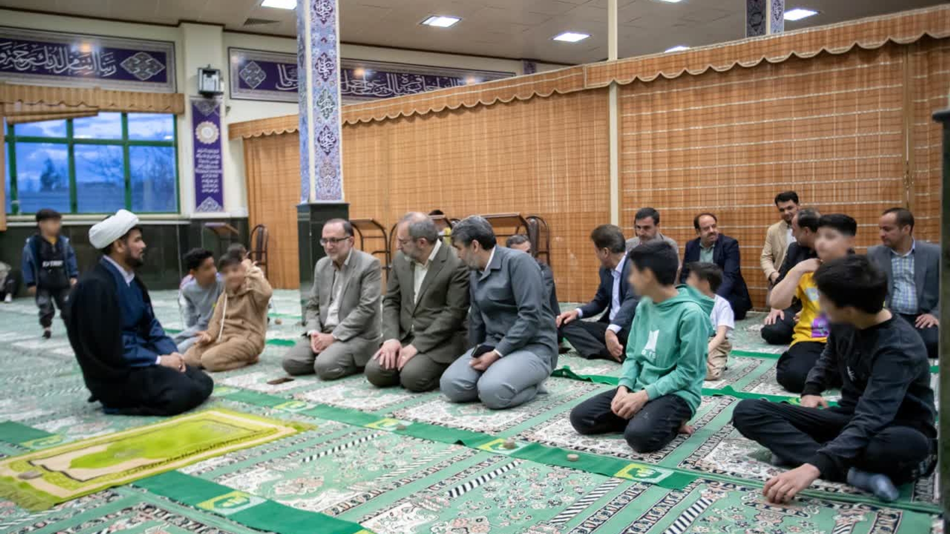 دیدار صمیمی و افطار استاندار مرکزی همراه با ایتام