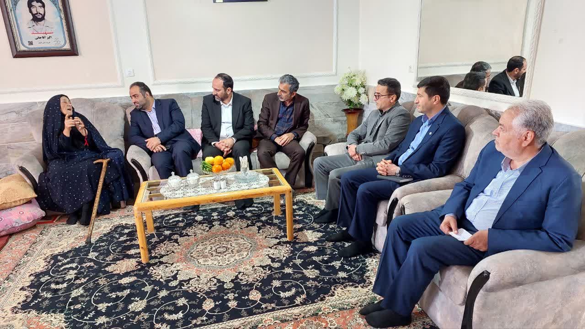 دیدار با خانواده شهید والامقام اکبر آقاجانی