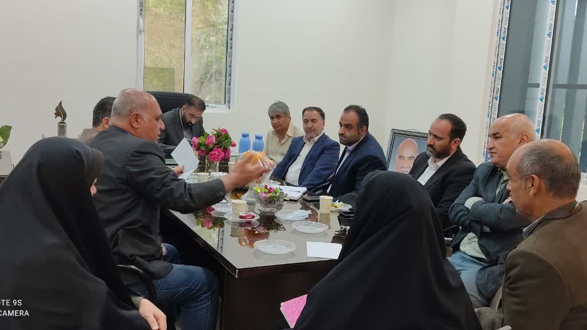 جلسه هماهنگی حل مشکلات موسسه خیریه قمر بنی هاشم (ع) نیم ور برگزار شد.