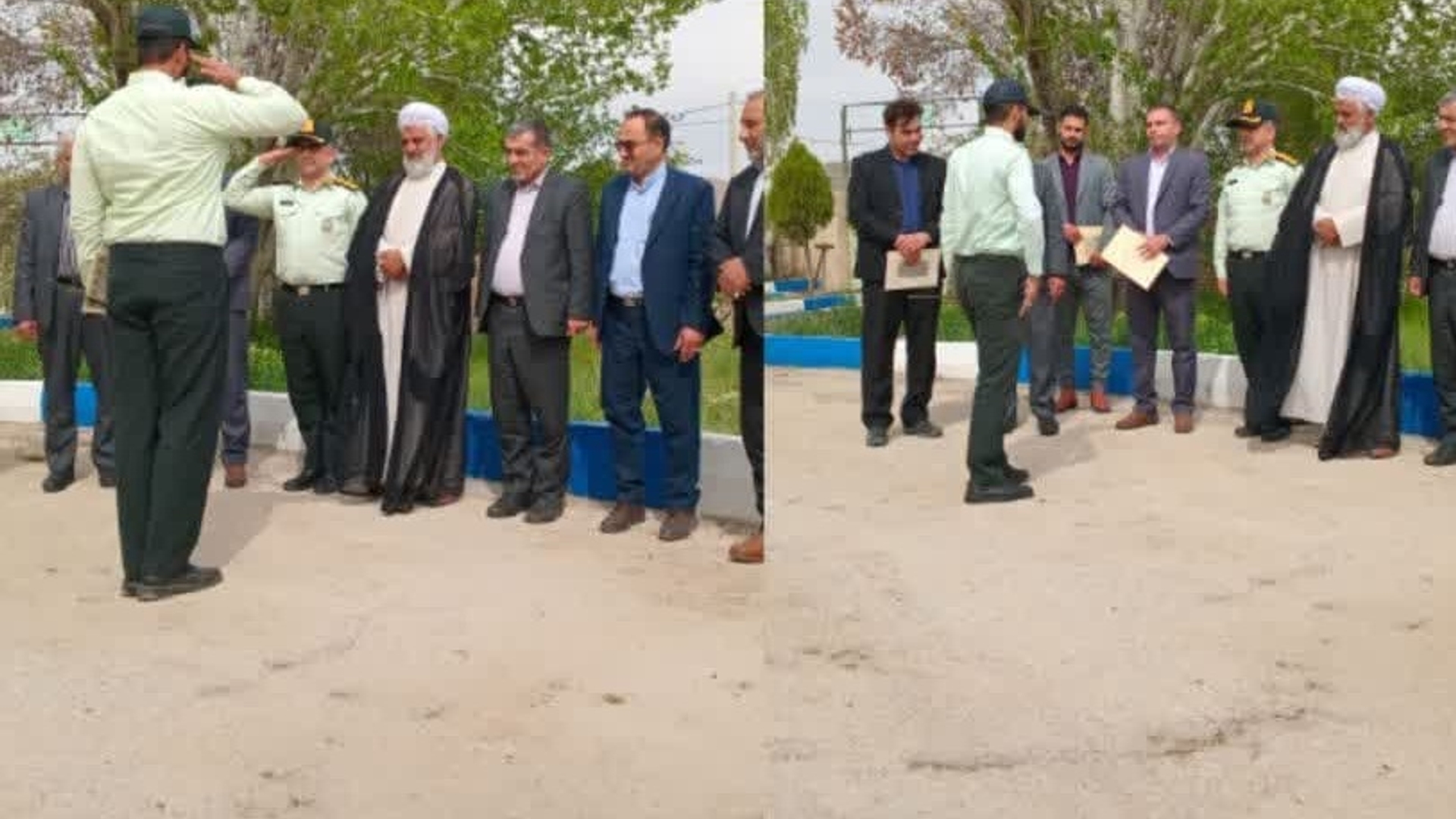 تقدیر به مناسبت اجرای طرح نور از فراجای بخش خرقان