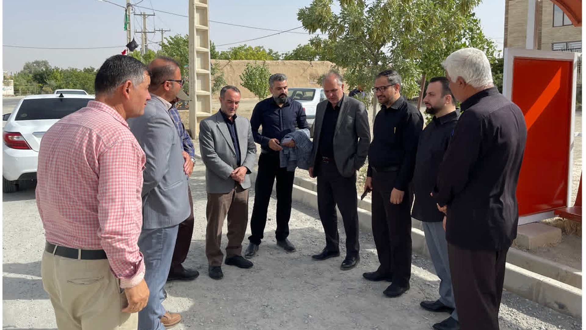 بازدید معاون‌ هماهنگی امور عمرانی استانداری از پروژه بلوار اسفندان