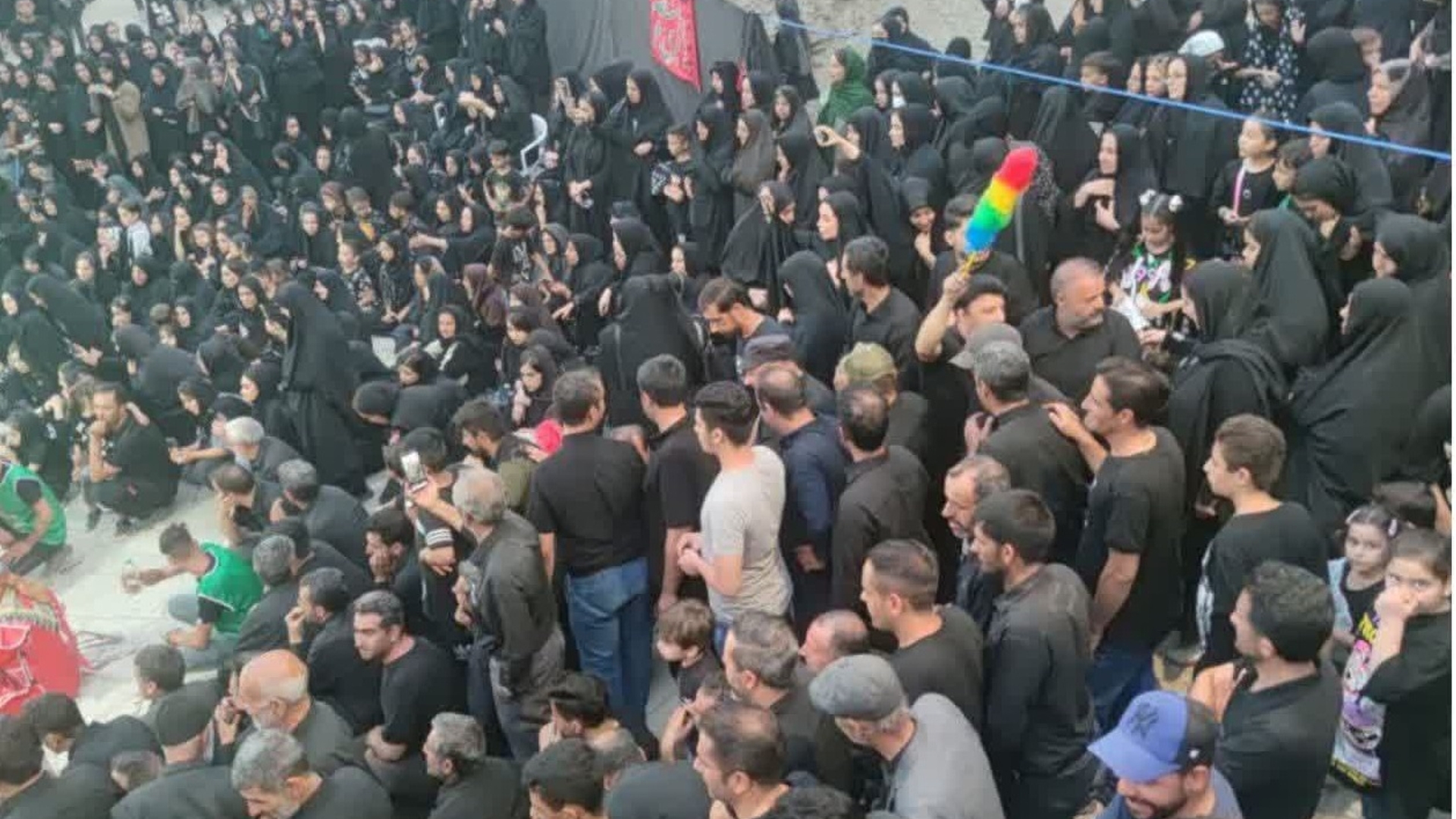 مراسم عزاداری عصر عاشورا روستای تاریخی و گردشگری وفس