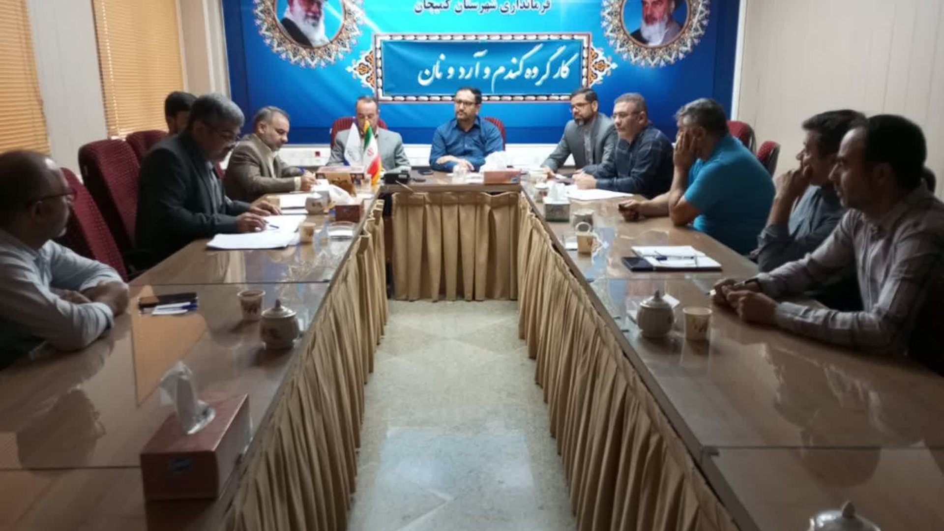 جلسه کارگروه گندم، آرد و نان شهرستان کمیجان برگزار گردید. .