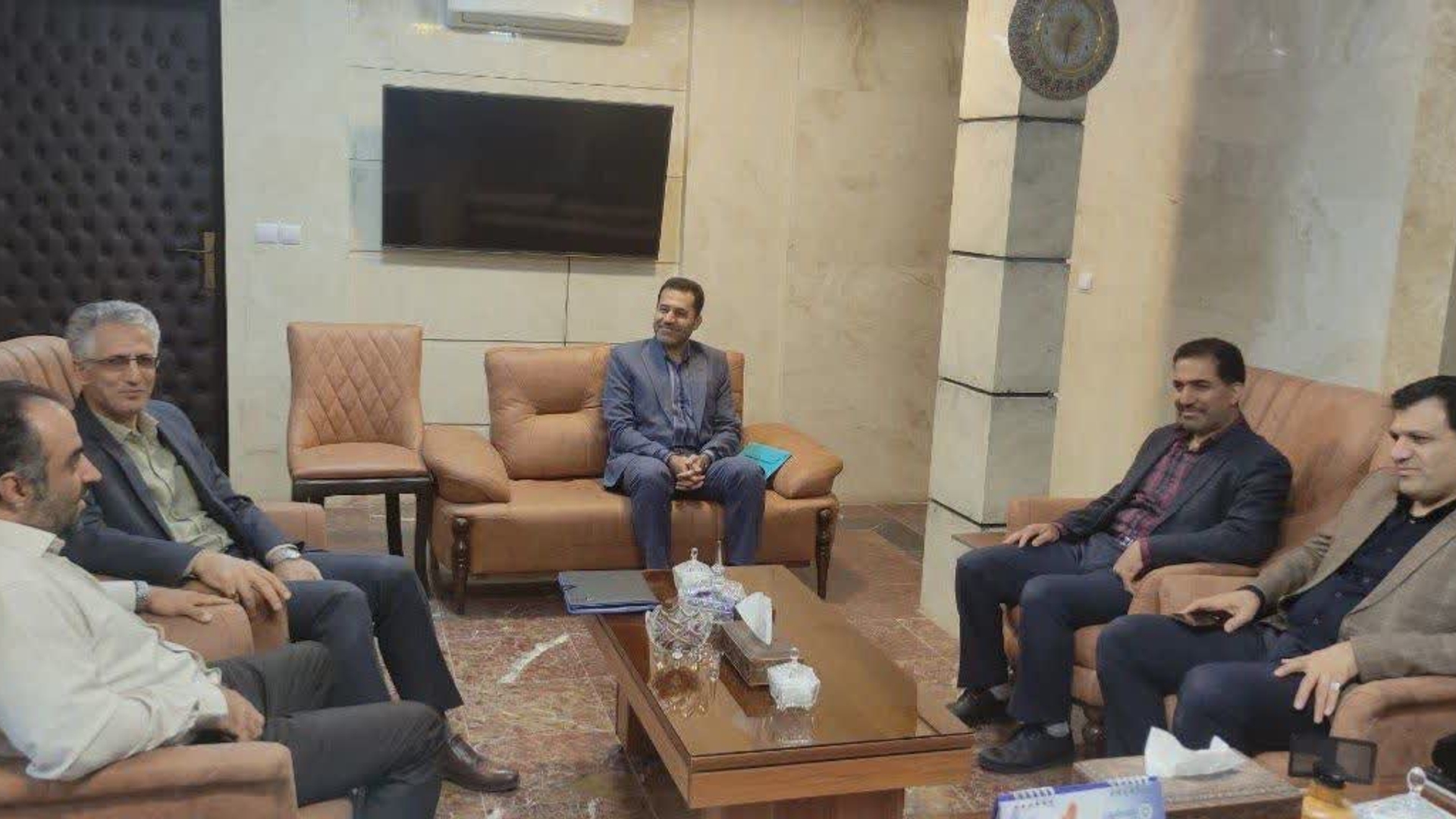 دیدار سرپرست اداره کل بیمه سلامت استان مرکزی با سرپرست فرمانداری شهرستان محلات