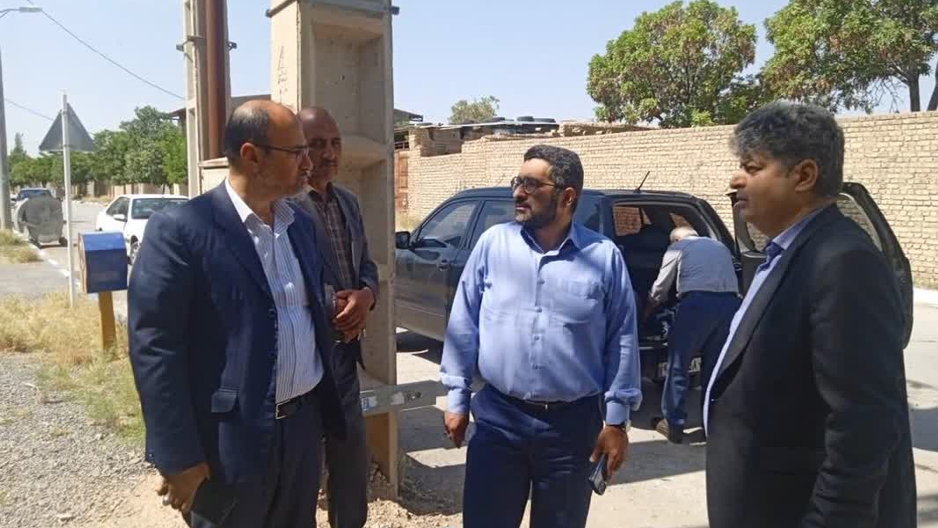 بازدید از دکل مخابراتی جدید الاحداث روستای غیاث آباد