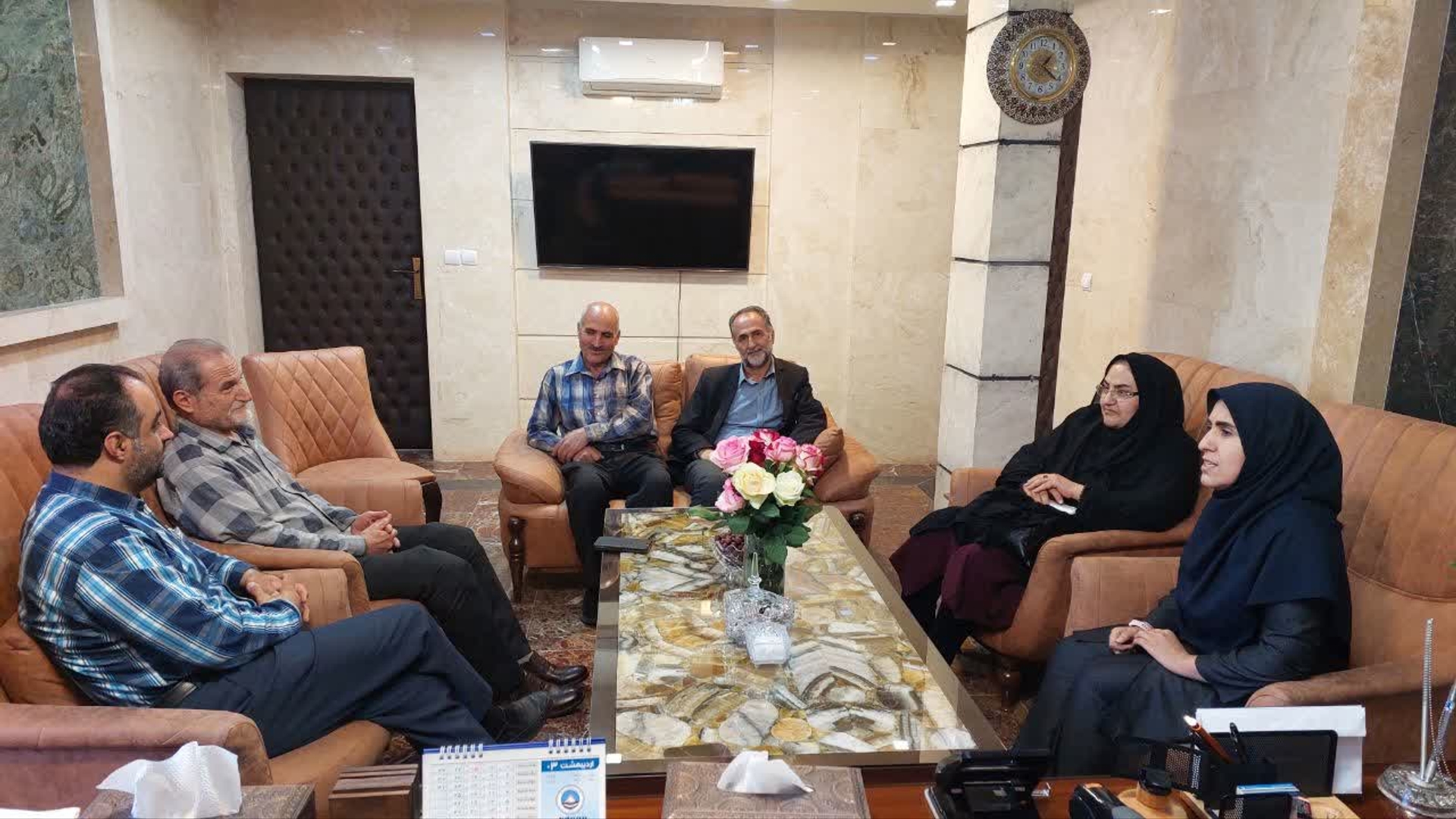 دیدار مدیر صندوق بازنشستگی استان مرکزی با سرپرست فرمانداری شهرستان محلات