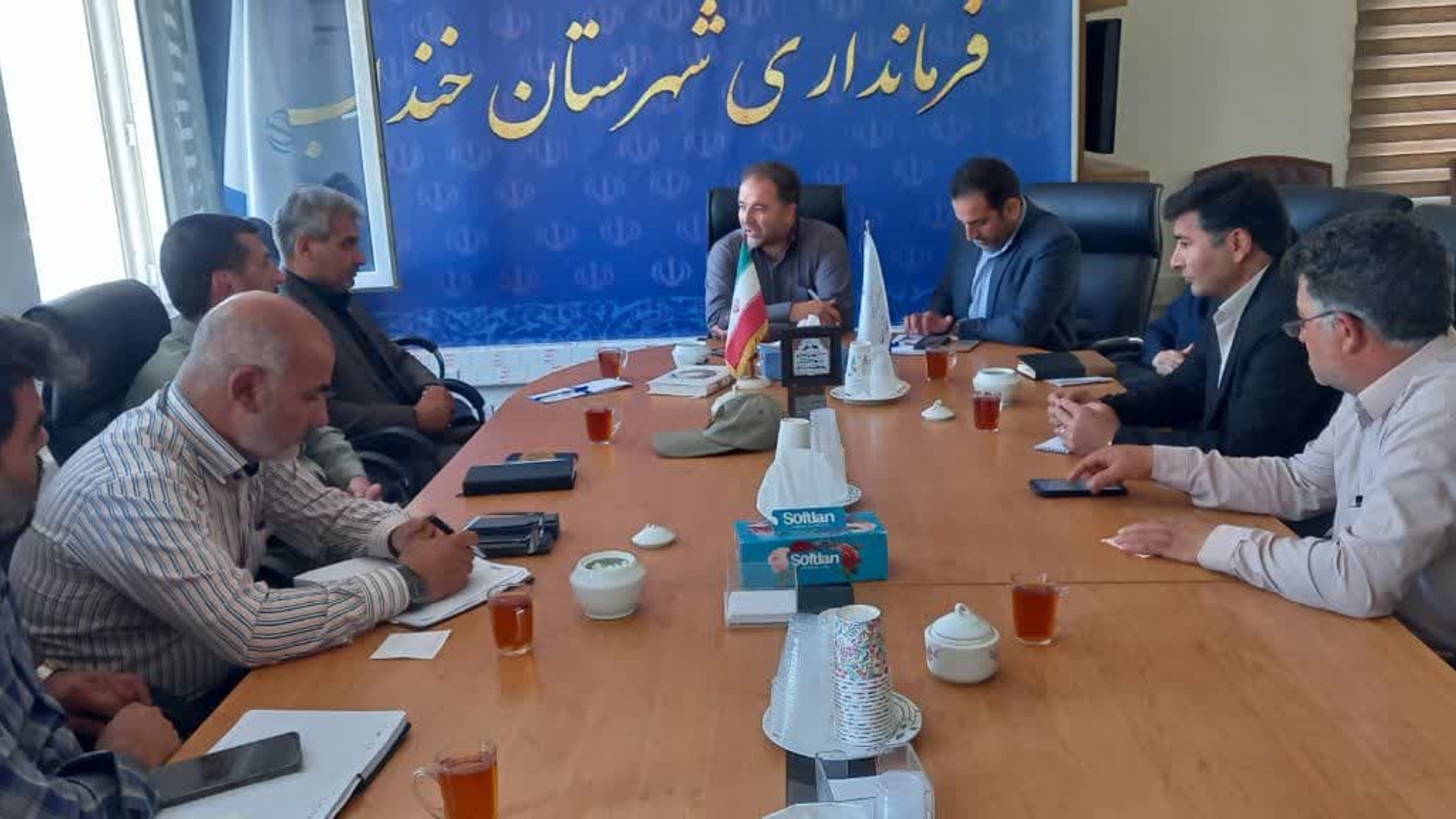 جلسه مدیریت پسماند شهرستان خنداب