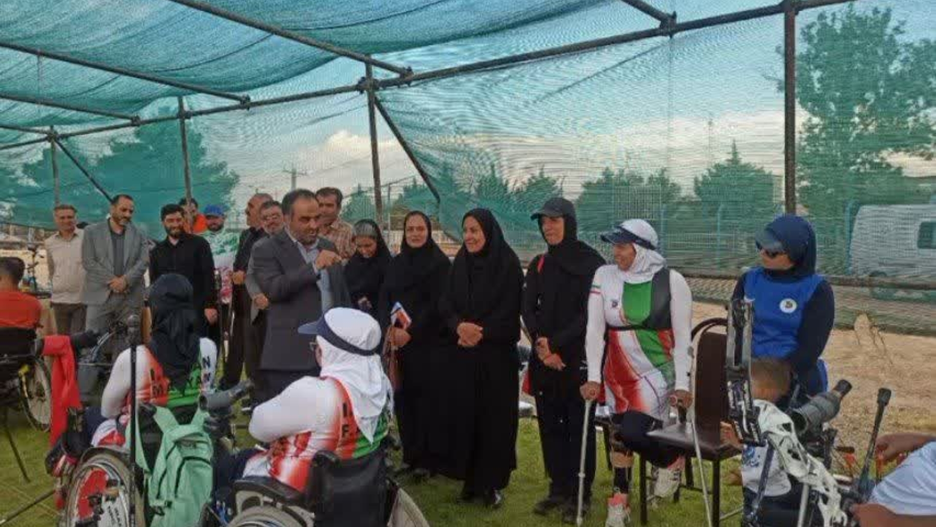 بازدید از اردوی تیم ملی تیر و کمان جانبازان و توان یابان جمهوری اسلامی ایران