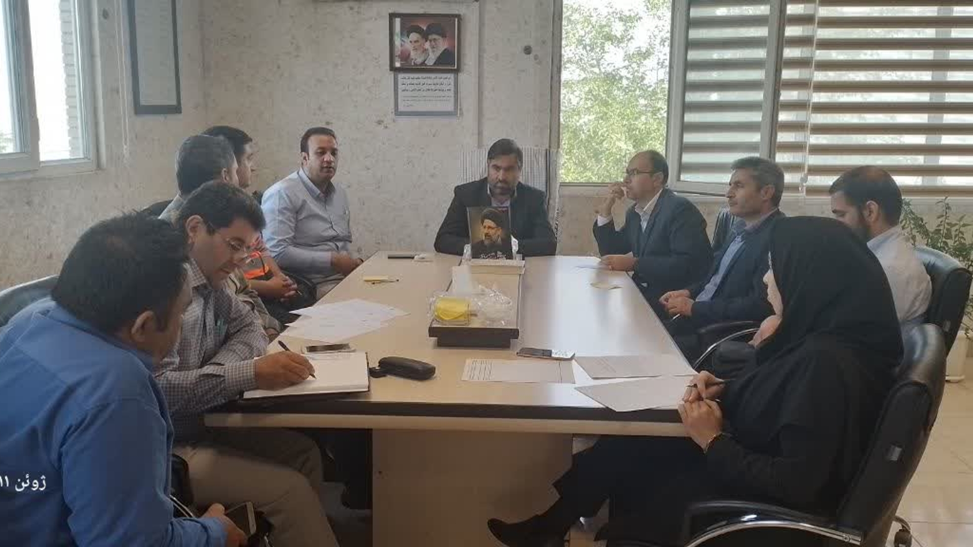 جلسه رسیدگی به ساخت و ساز های روستایی به ریاست آقازیارتی فرماندار شهرستان فراهان