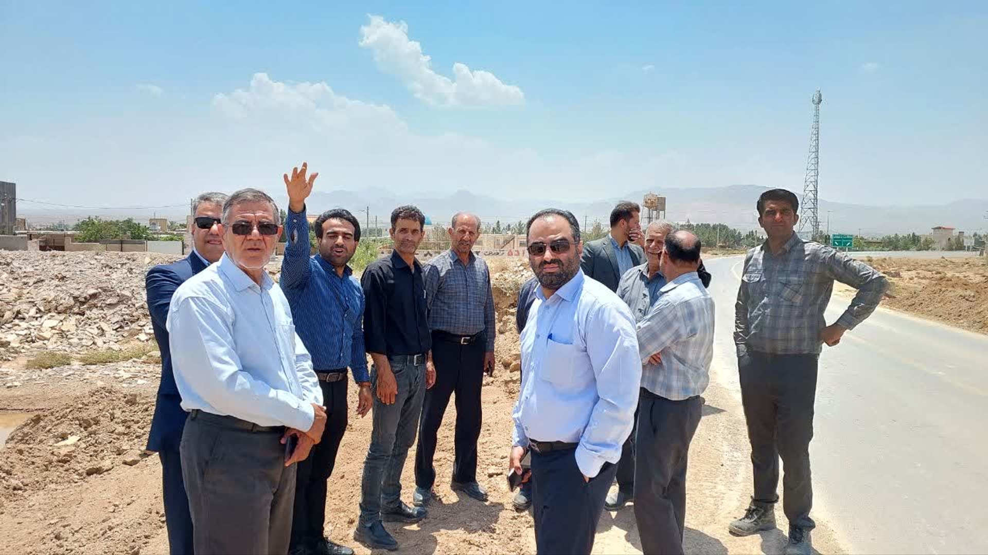 بررسی میدانی مسیل روستای نخجیروان