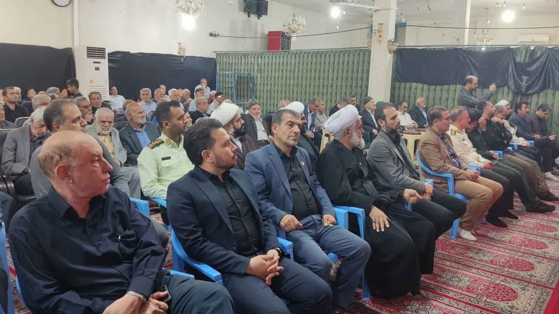 مراسم بزرگداشت شهدای خدمت در شهر زاویه