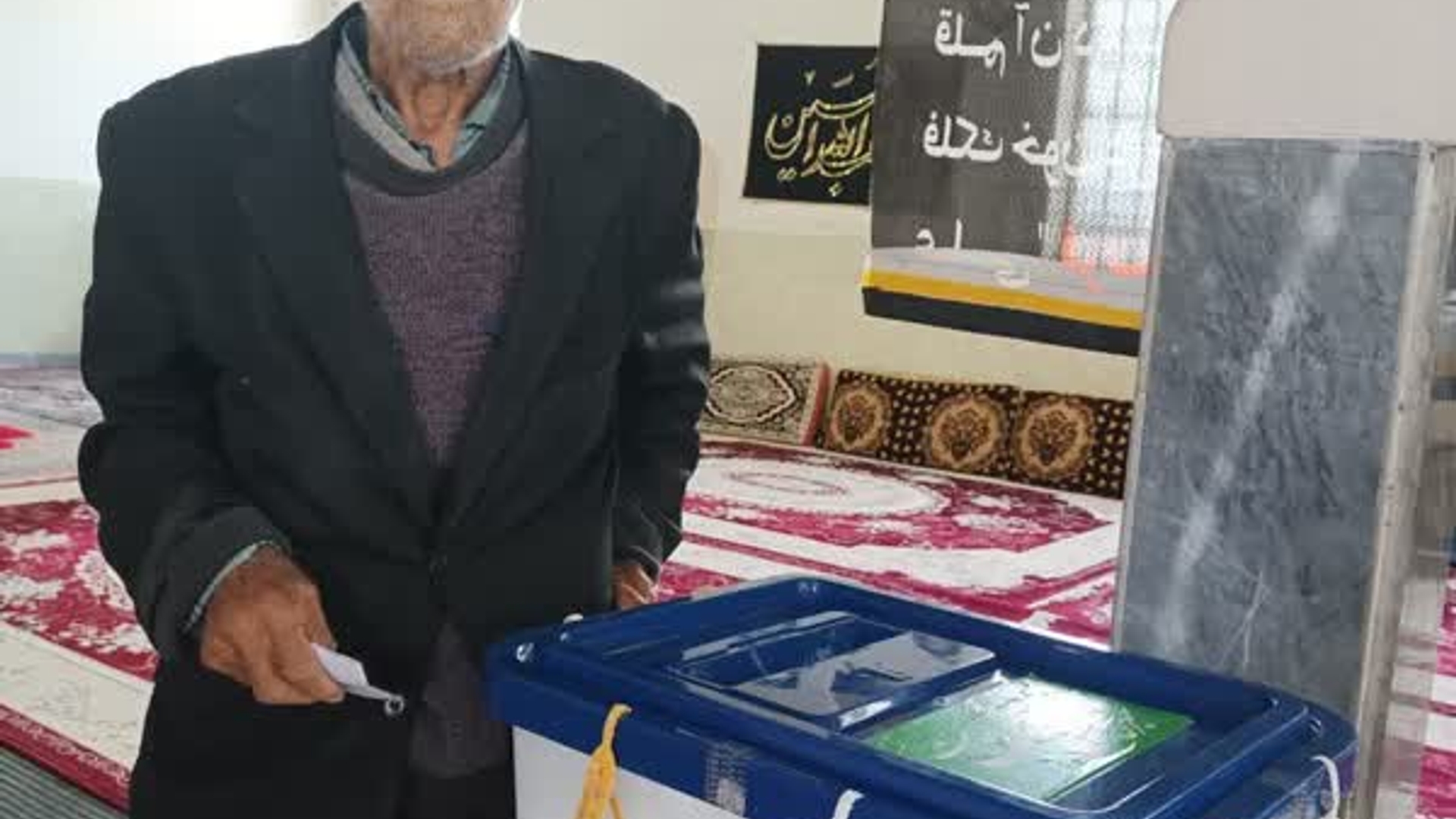 کهن سال ترین شرکت کننده در انتخابات ریاست جمهوری شهرستان فراهان