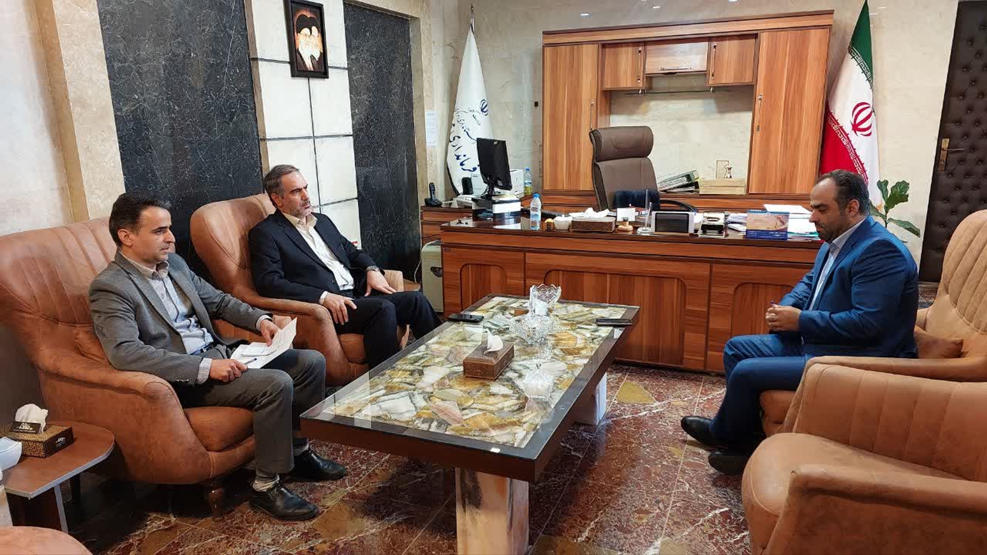 دیدار مدیرکل آموزش فنی و حرفه ای استان مرکزی  با سرپرست فرمانداری شهرستان محلات