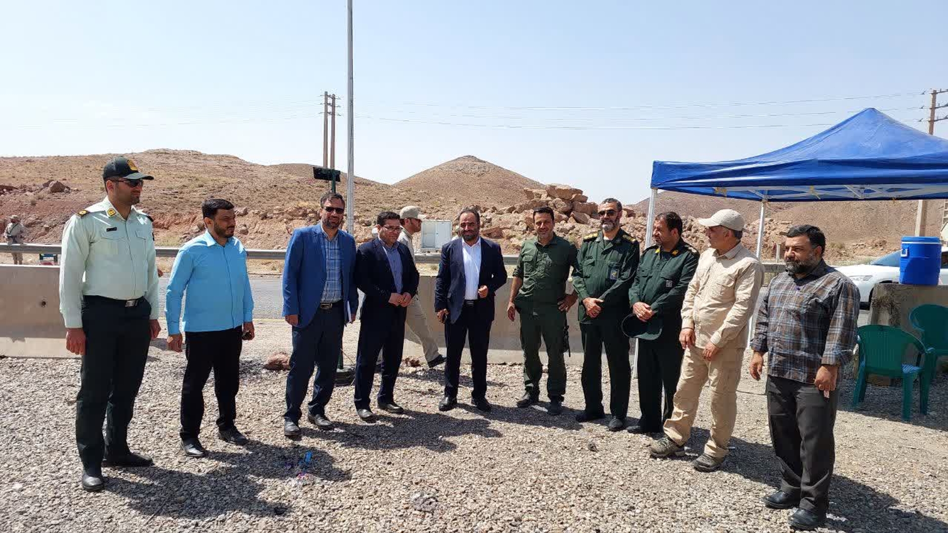 بازدید میدانی از پست‌های ایست بازرسی مستقر در ورودی‌های شهر محلات