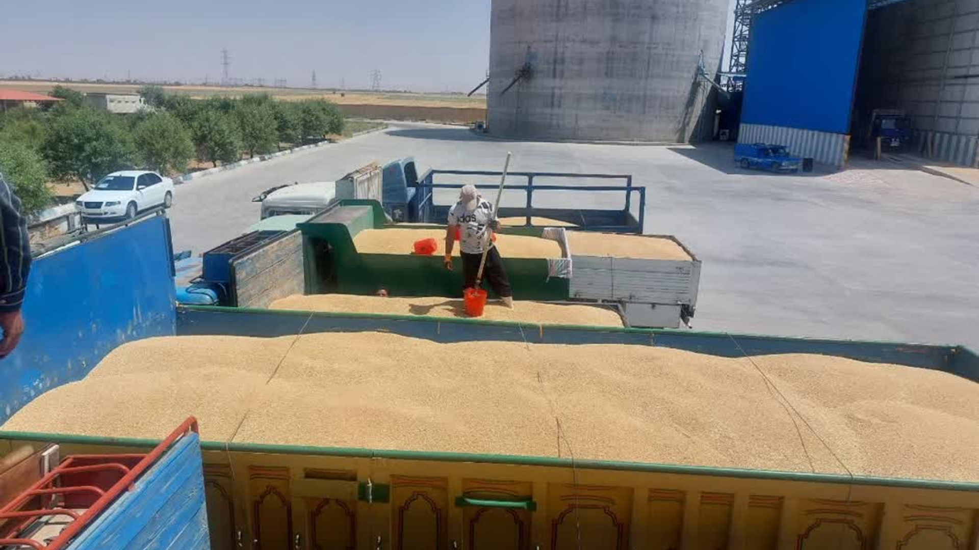 بازدید آقازیارتی فرماندار فراهان از مراکز خرید گندم و سیلو های شهرستان