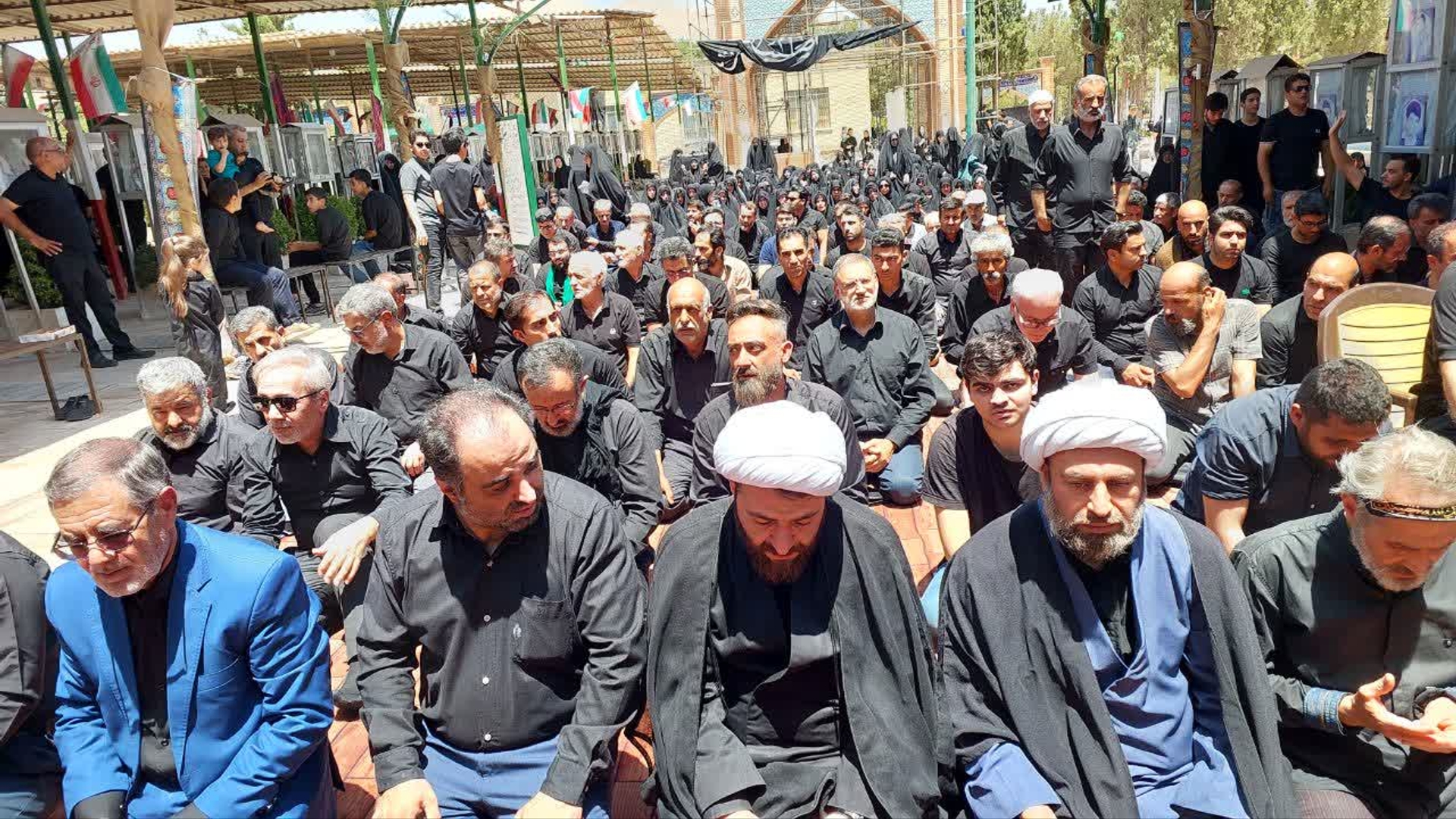 حضور فرماندار شهرستان محلات در جمع عزاداران عاشورای حسینی