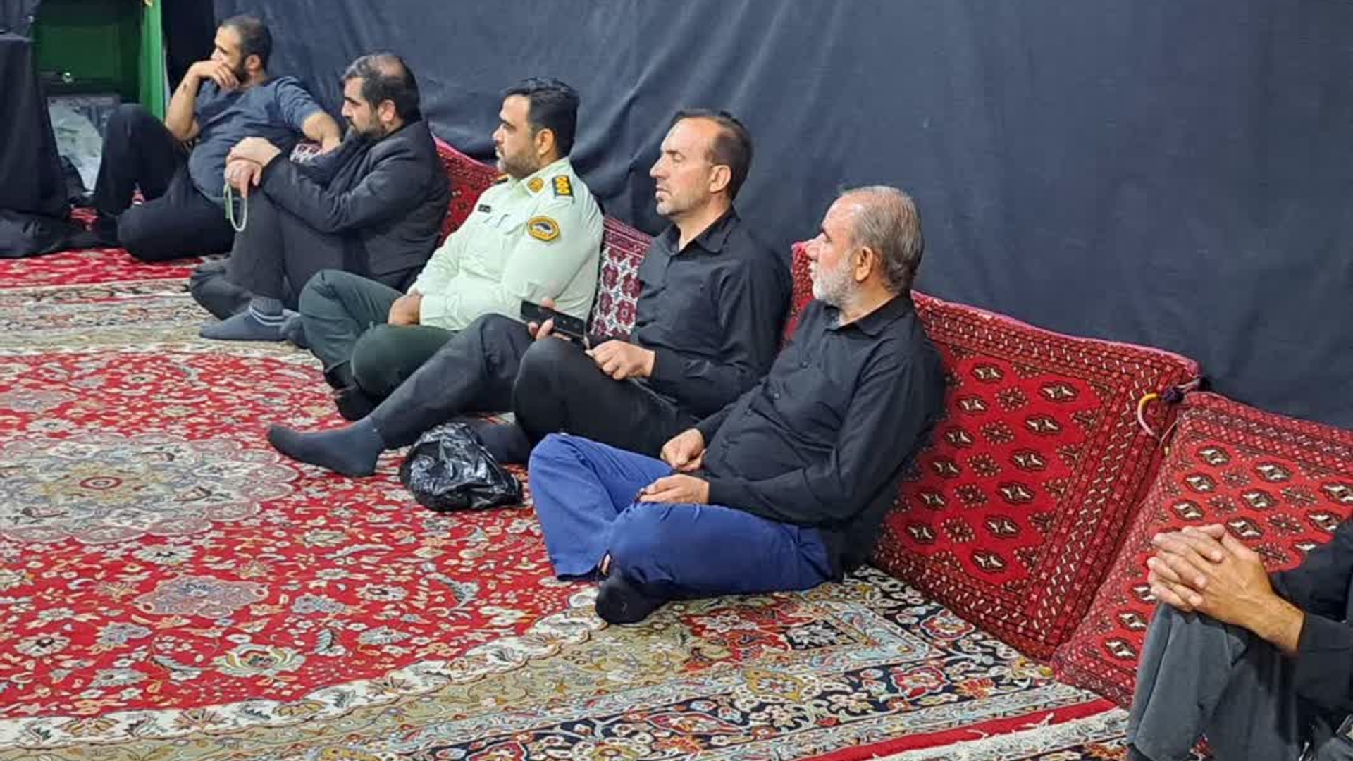 شب هفتم اجتماع عزاداران حسینی در فرمهین