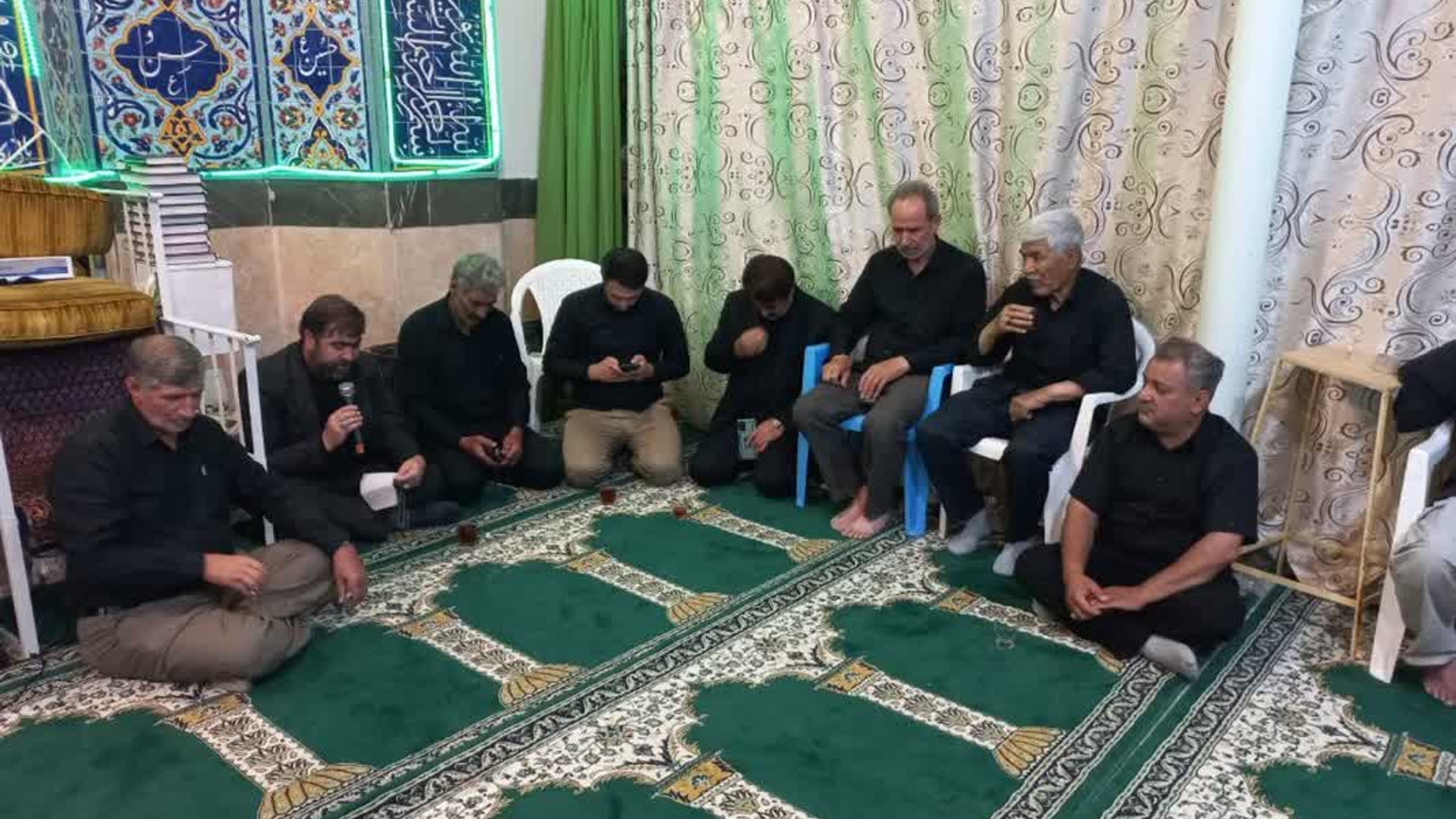 اجتماع عزاداران أبی عبدالله (ع) واقع در روستای دولت آباد